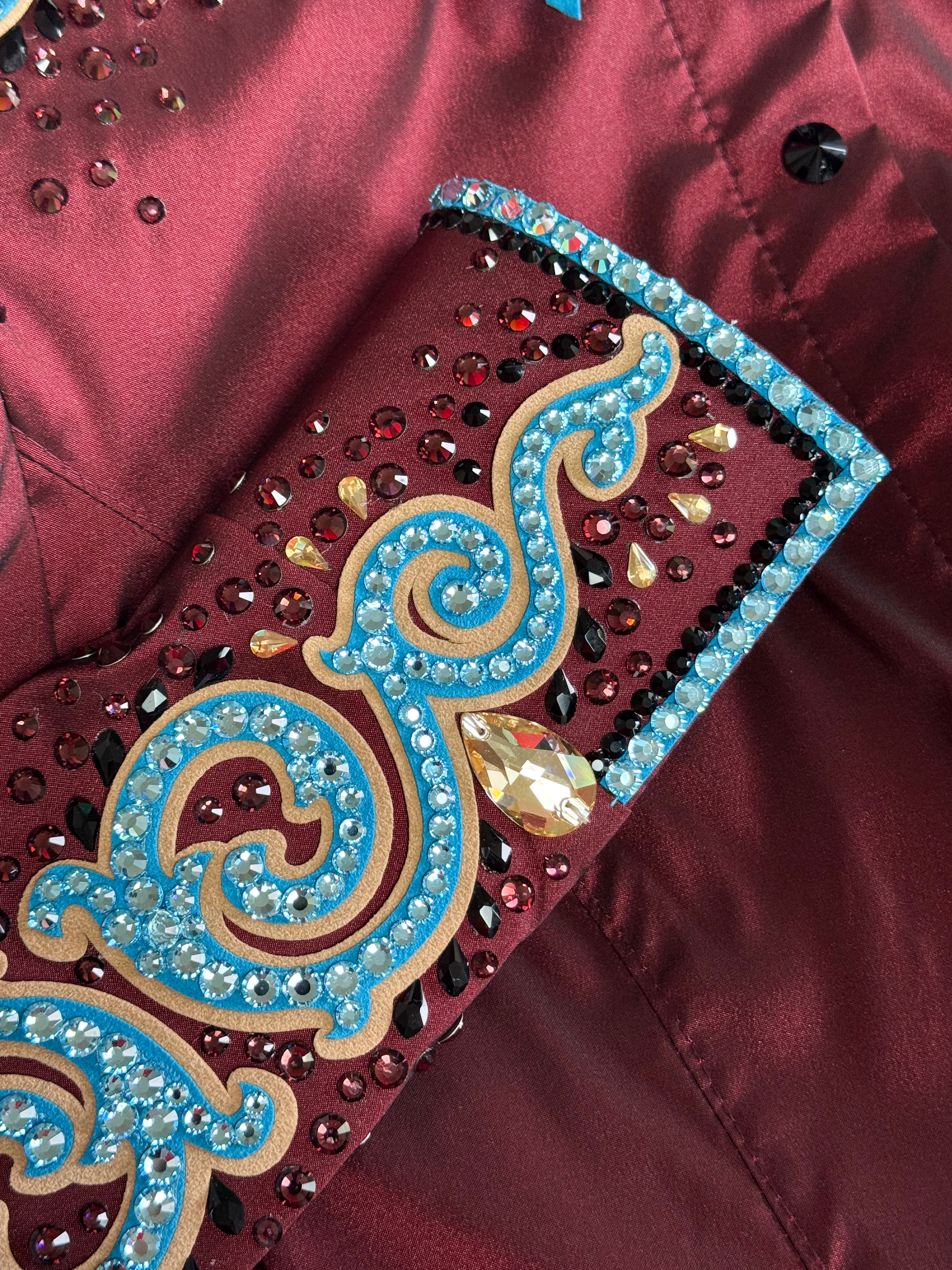 Western Shirt — Garnet