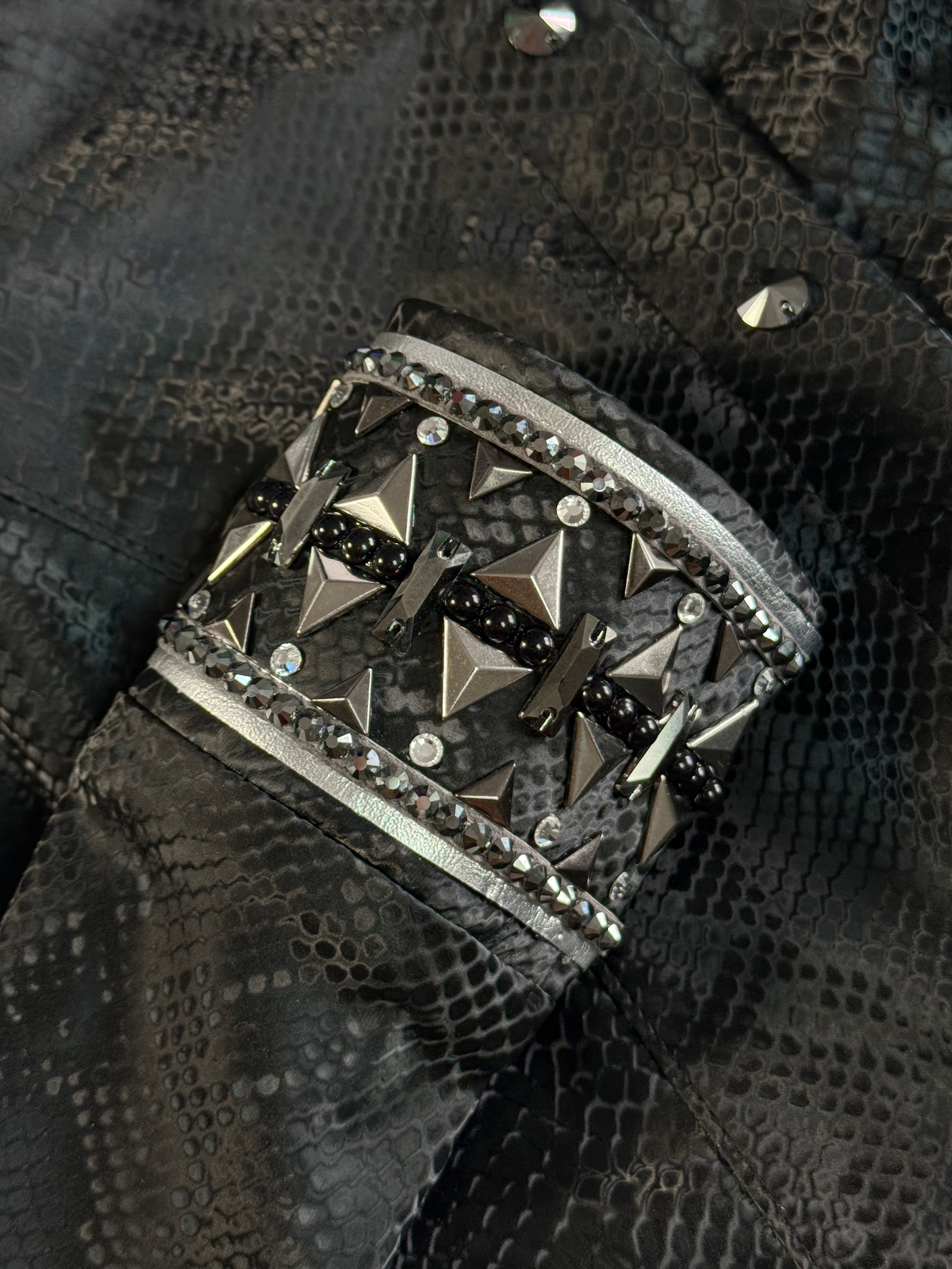 Western Shirt — Black Viper Charcoal