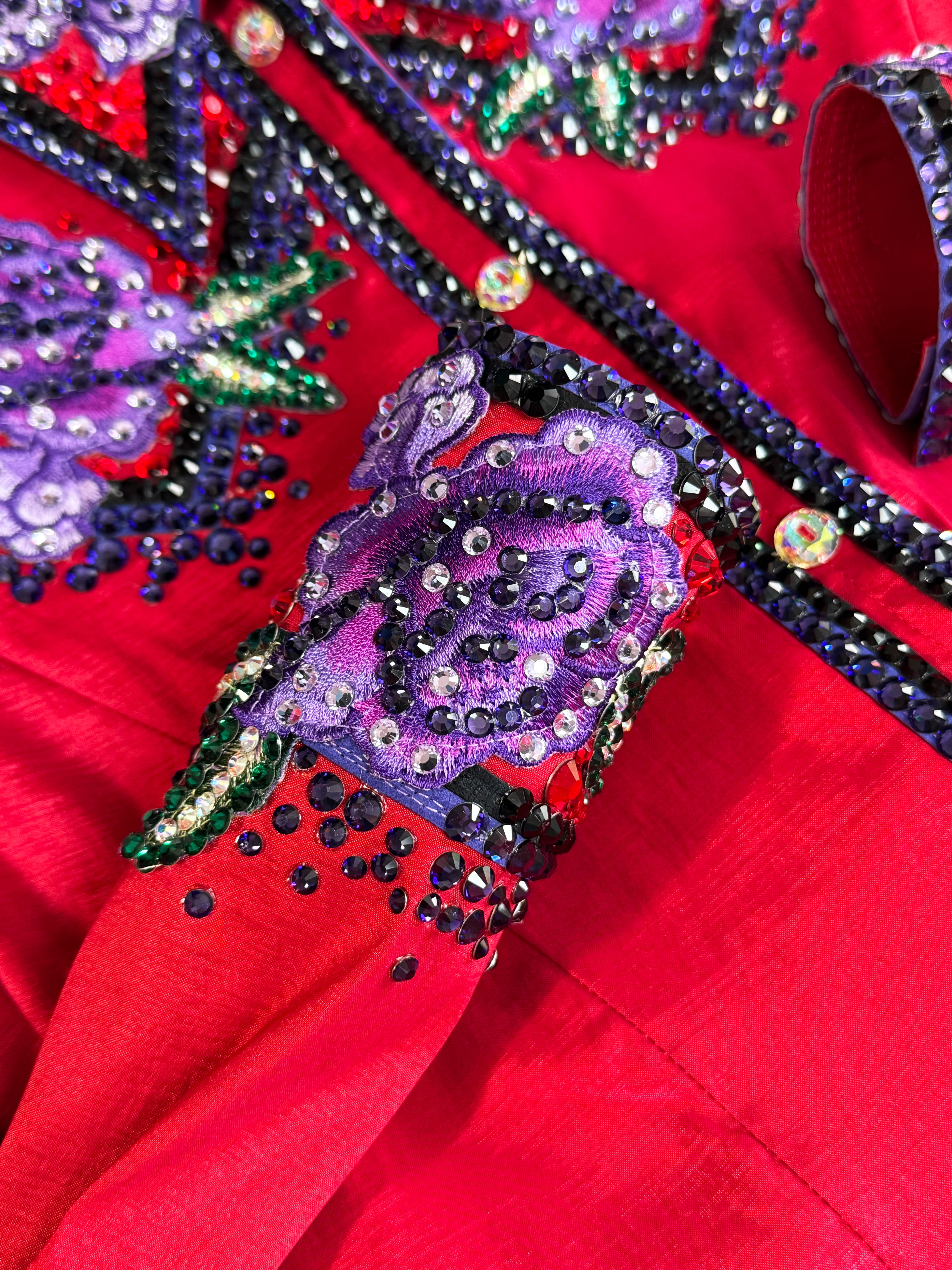 Size 6 — Pre-owned — Western Shirt — Red Rodeo Roses