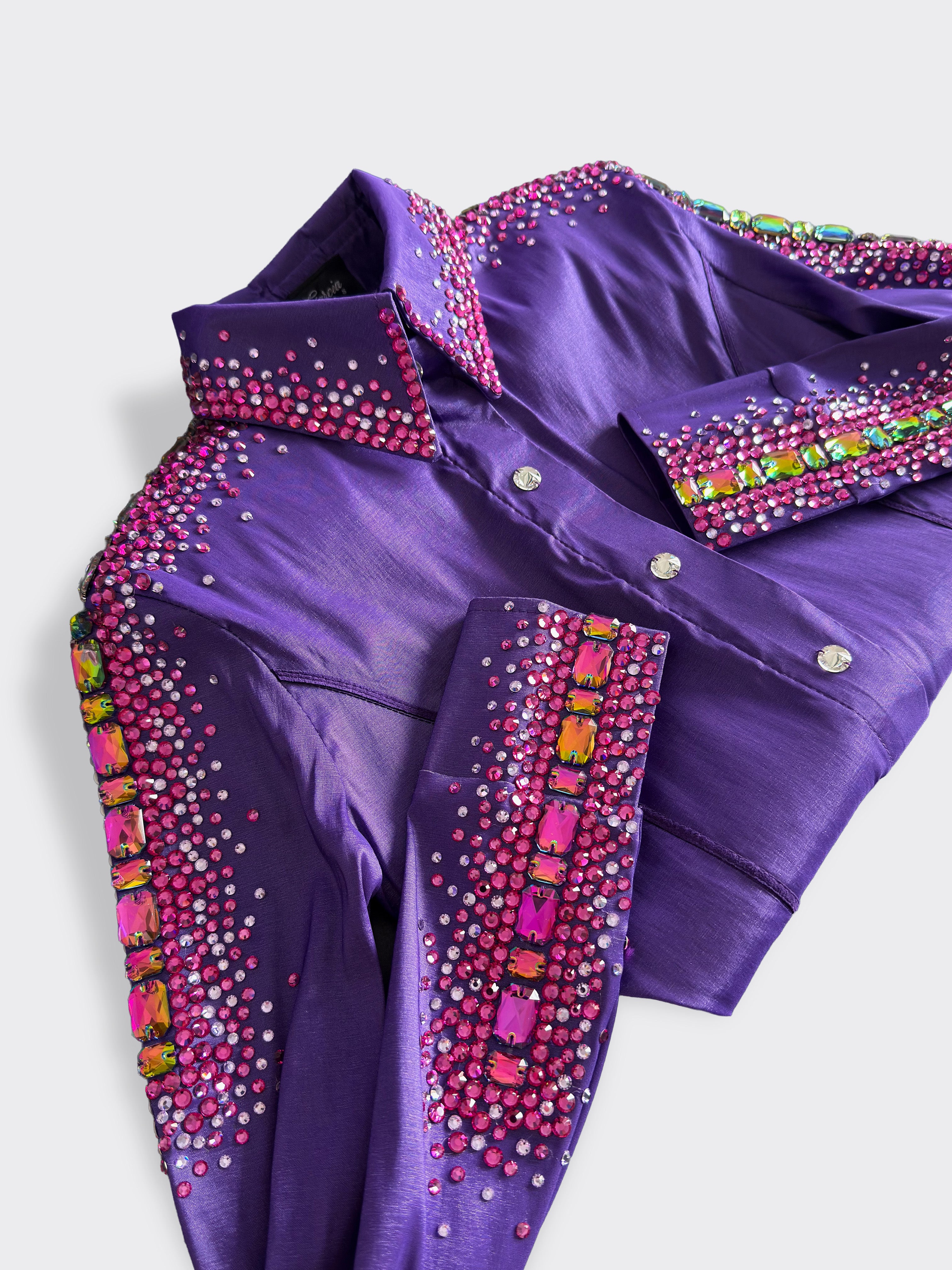 Western Shirt — Fuchsia Stardust