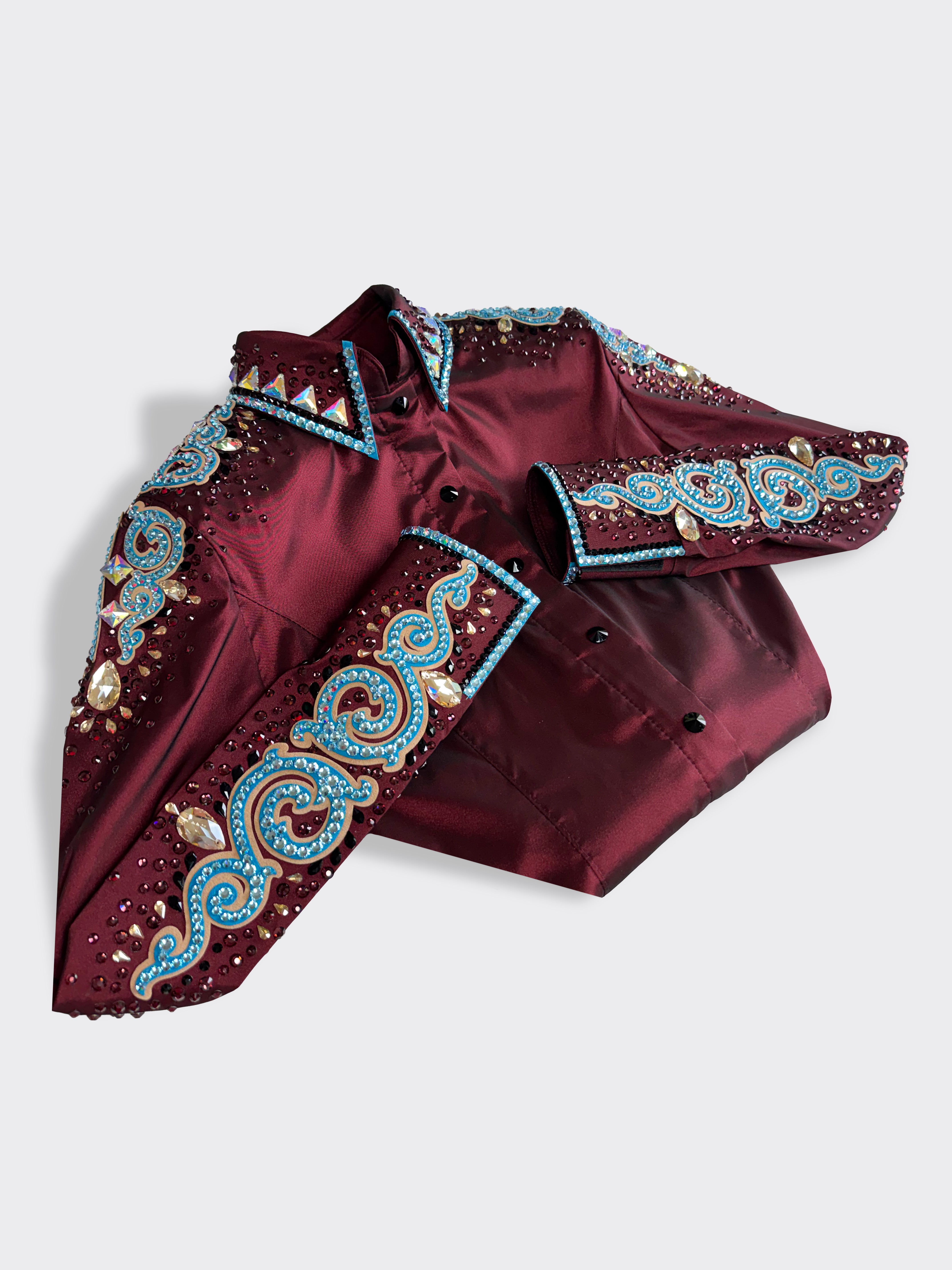 Western Shirt — Garnet