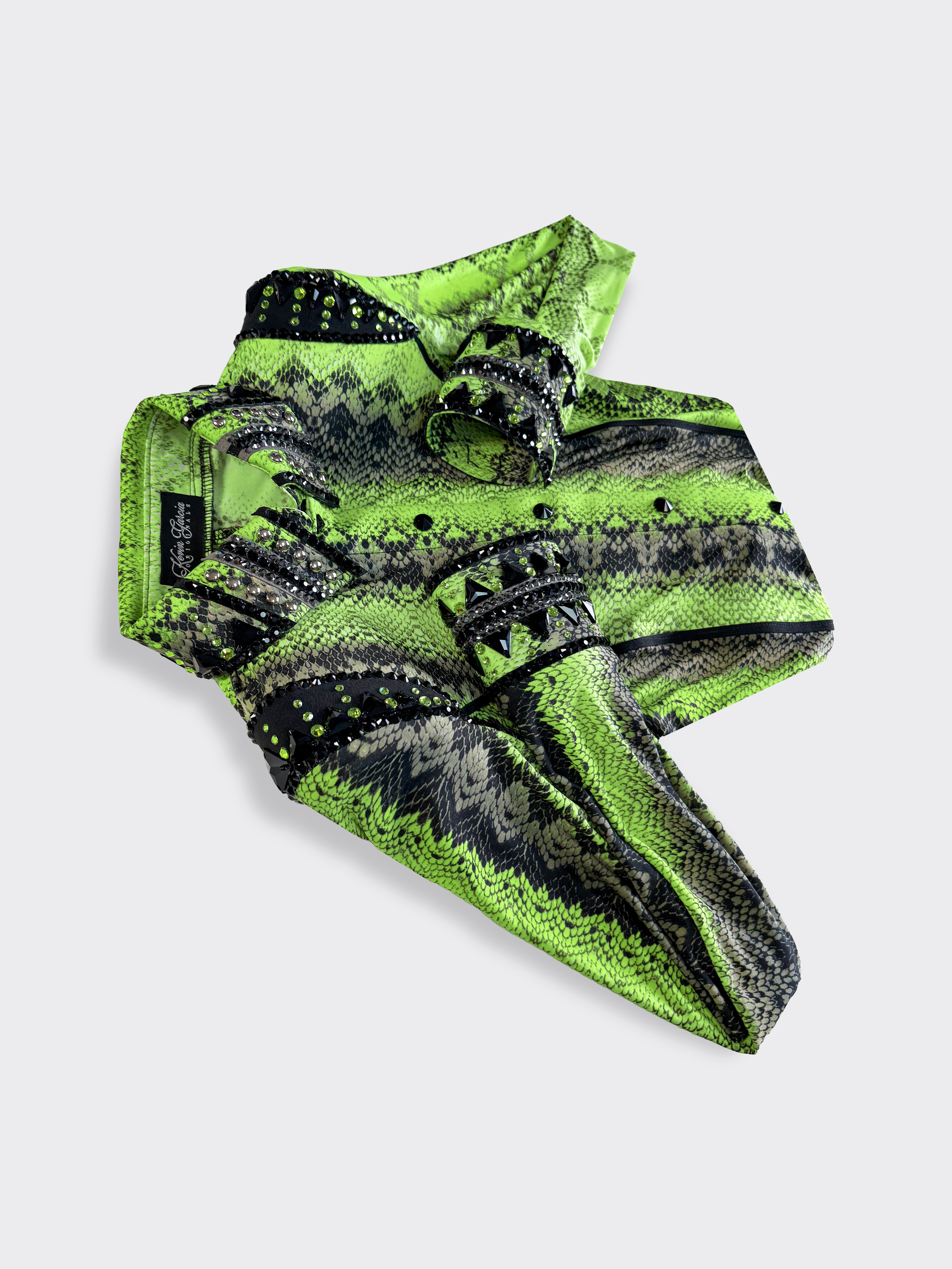 Western Shirt — Lime Viper