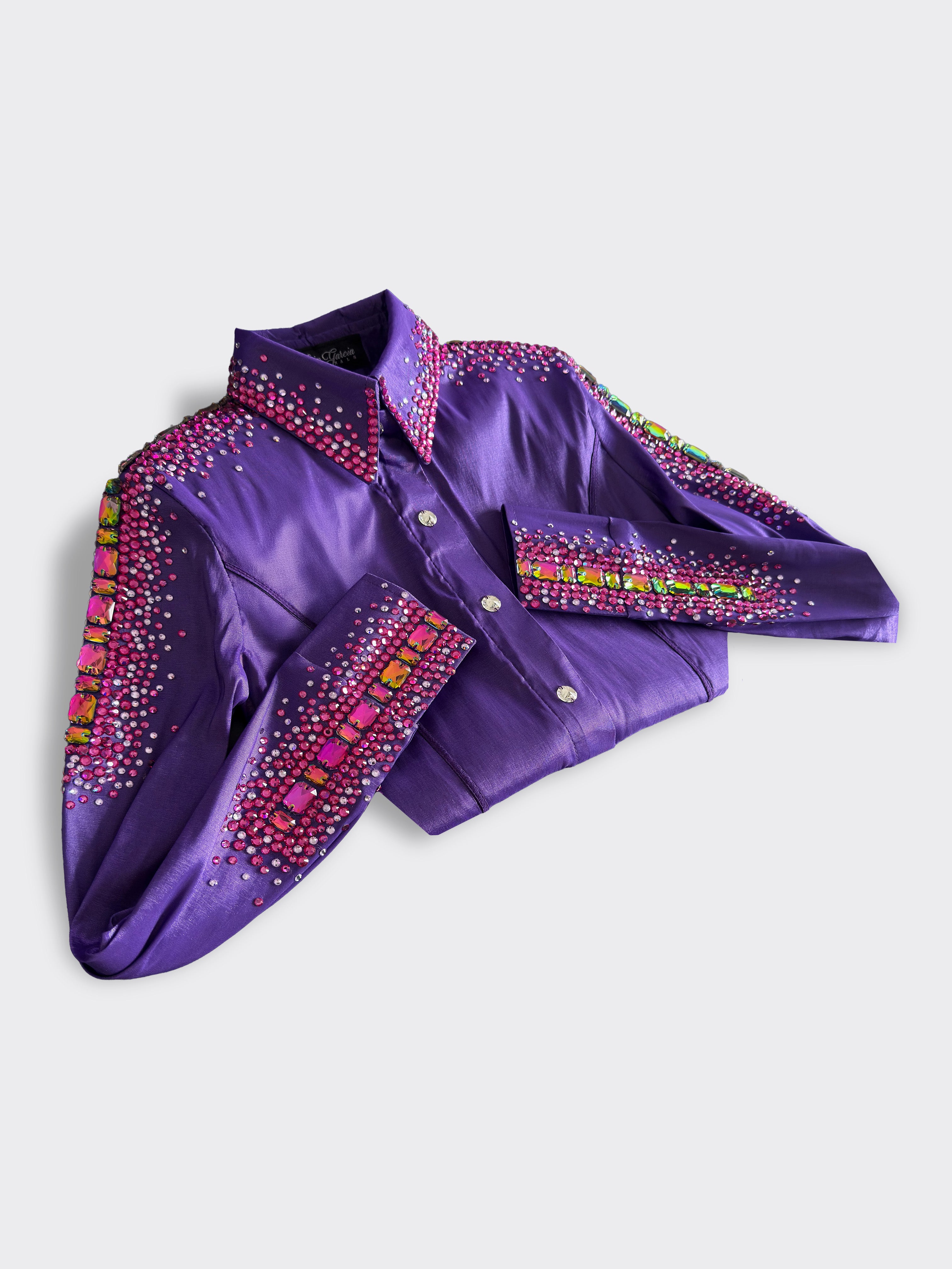 Western Shirt — Fuchsia Stardust