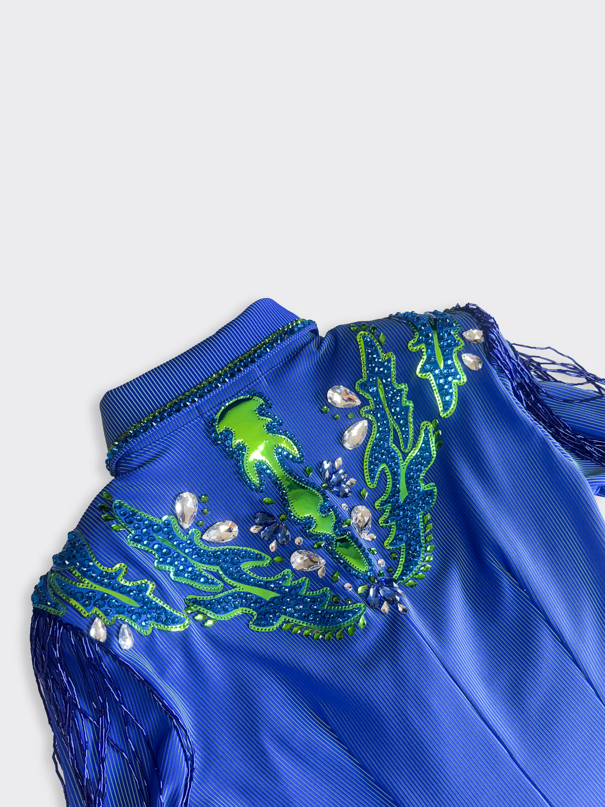 Size 4 — Western Shirt — Ribbed Royal