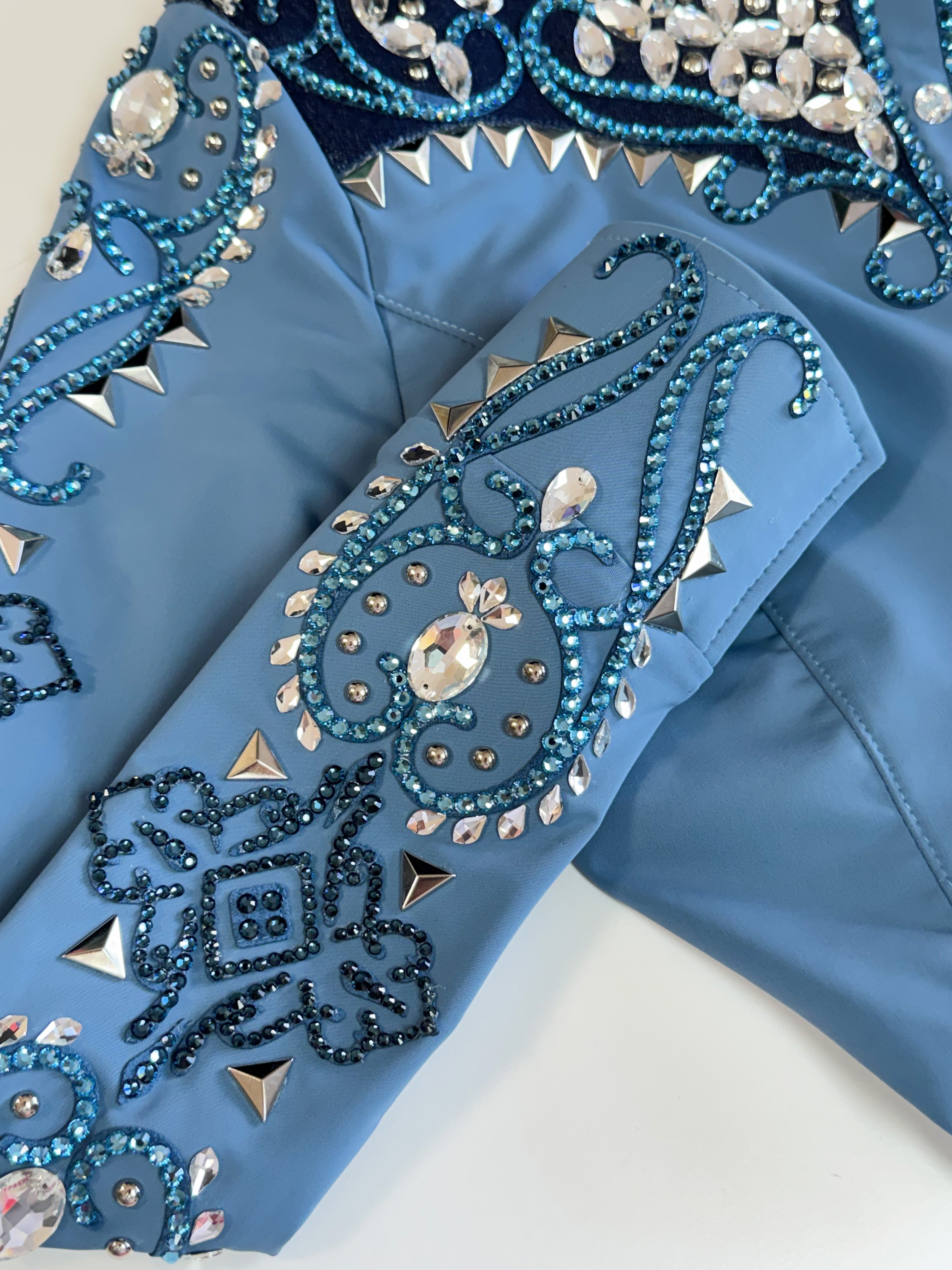 Western Shirt — Matte — Denim Baby Blue