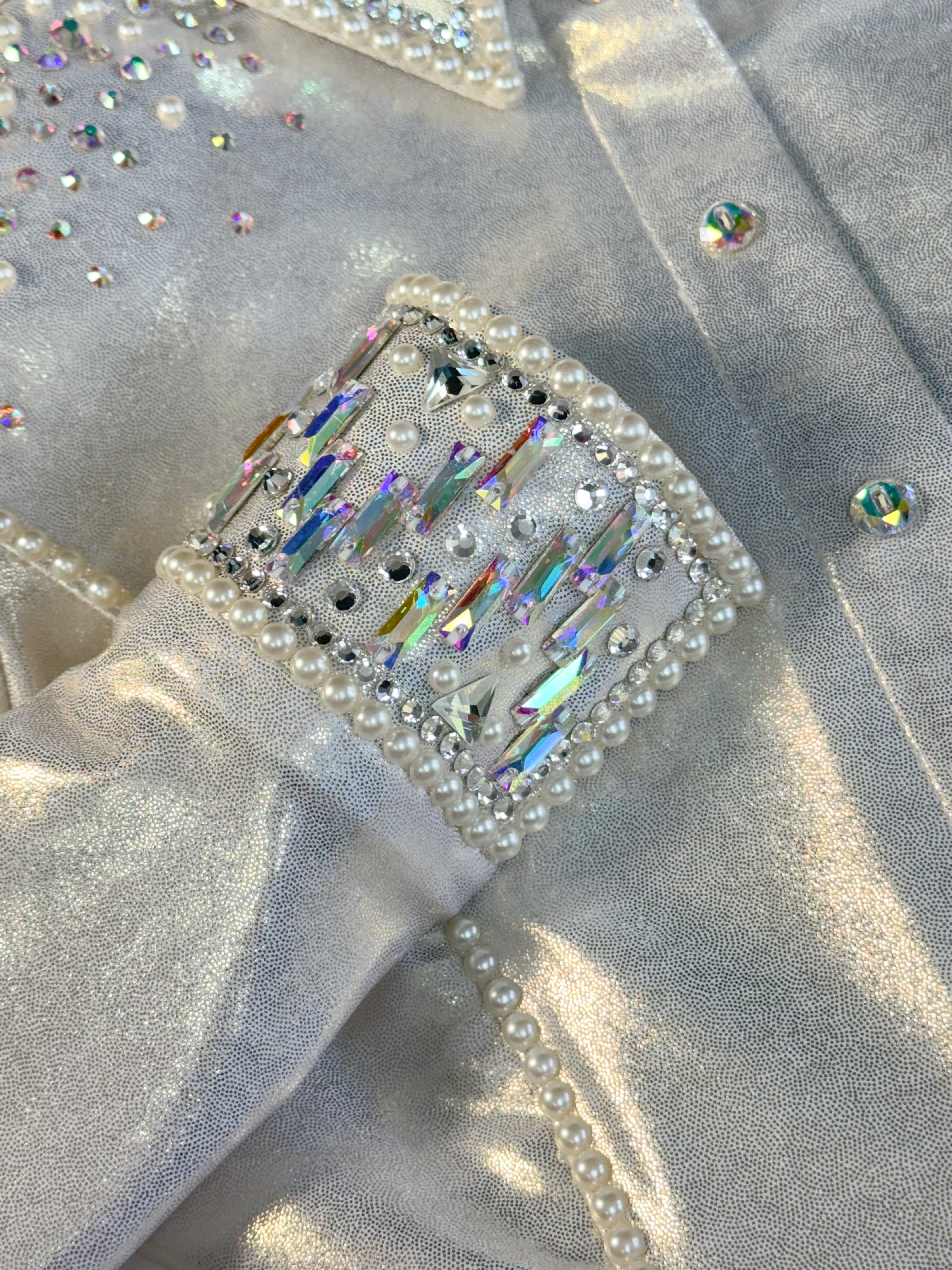 Size 6 — Western Shirt — Frosted Pearls