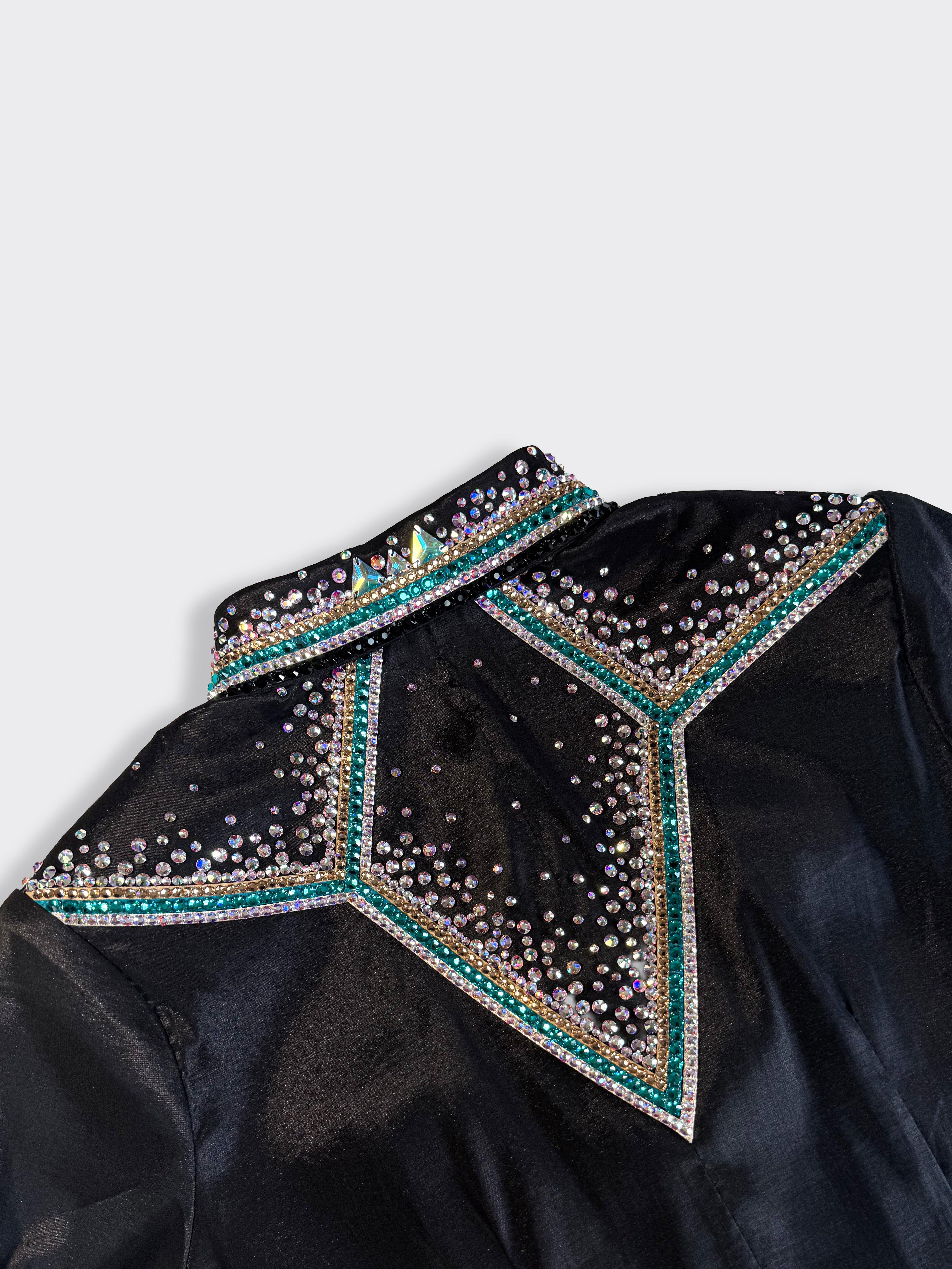 Size 16 — Western Shirt — Teal Night