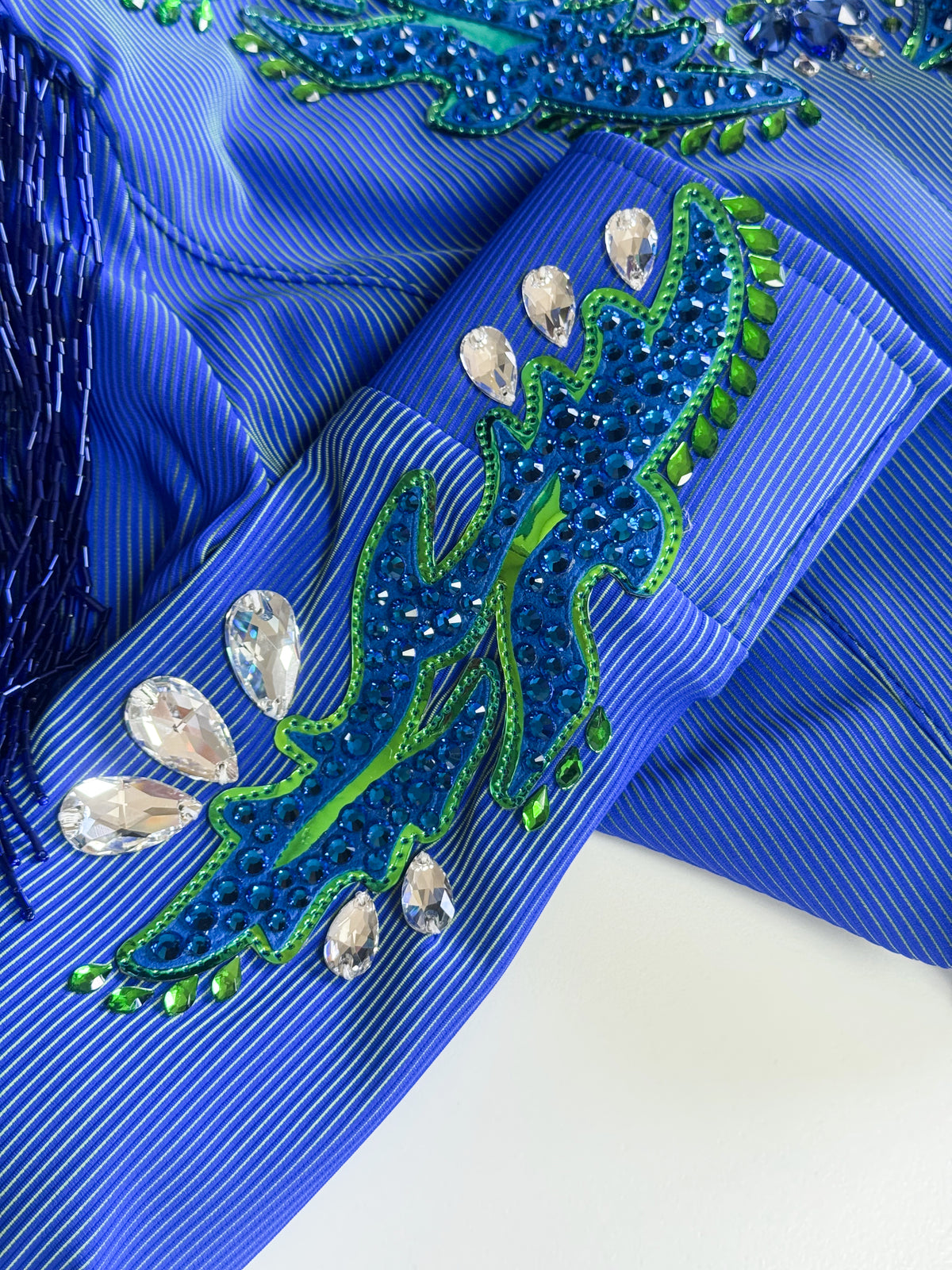 Size 4 — Western Shirt — Ribbed Royal