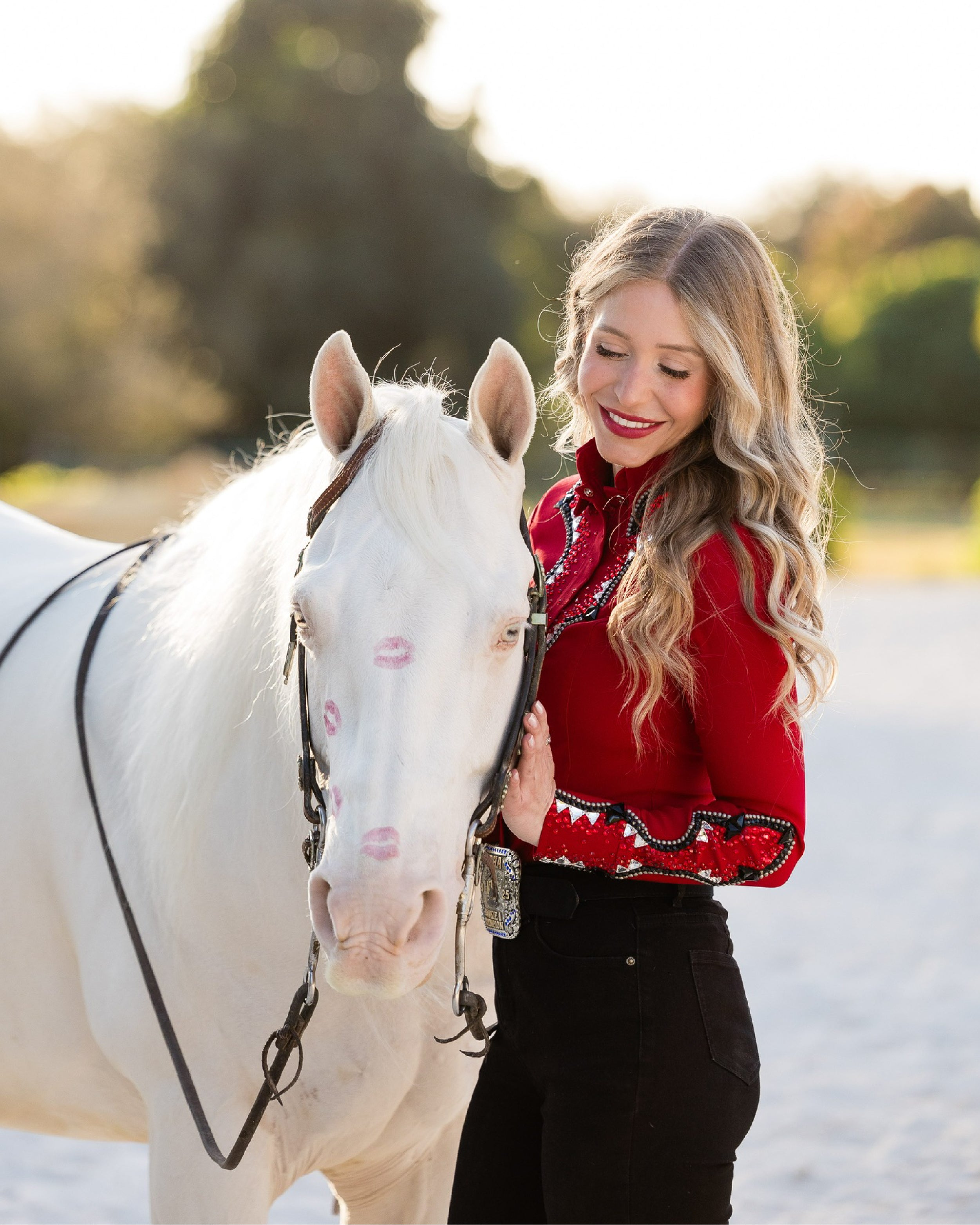 Western Shirt — Encore — "Lady in Red"