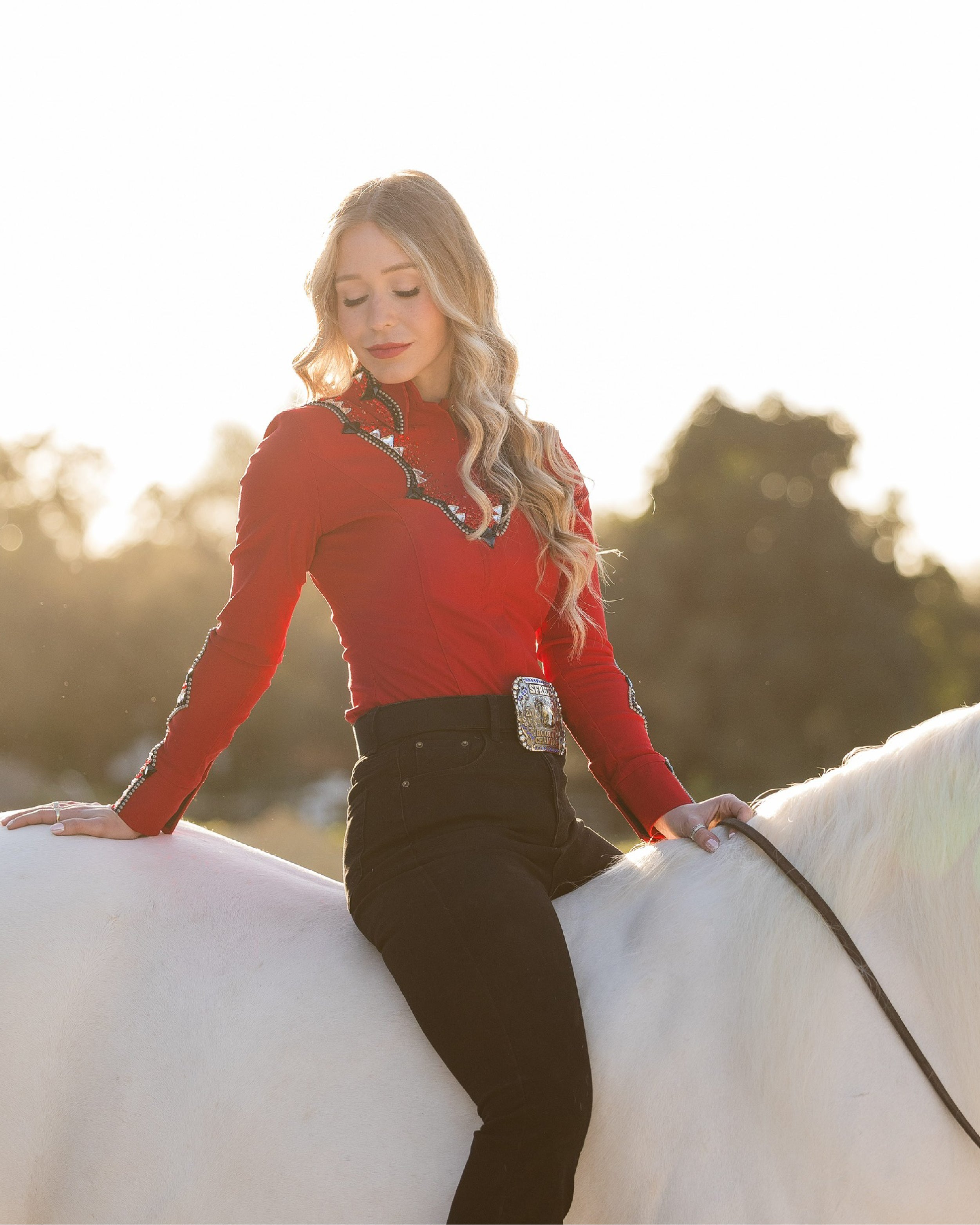 Western Shirt — Encore — "Lady in Red"