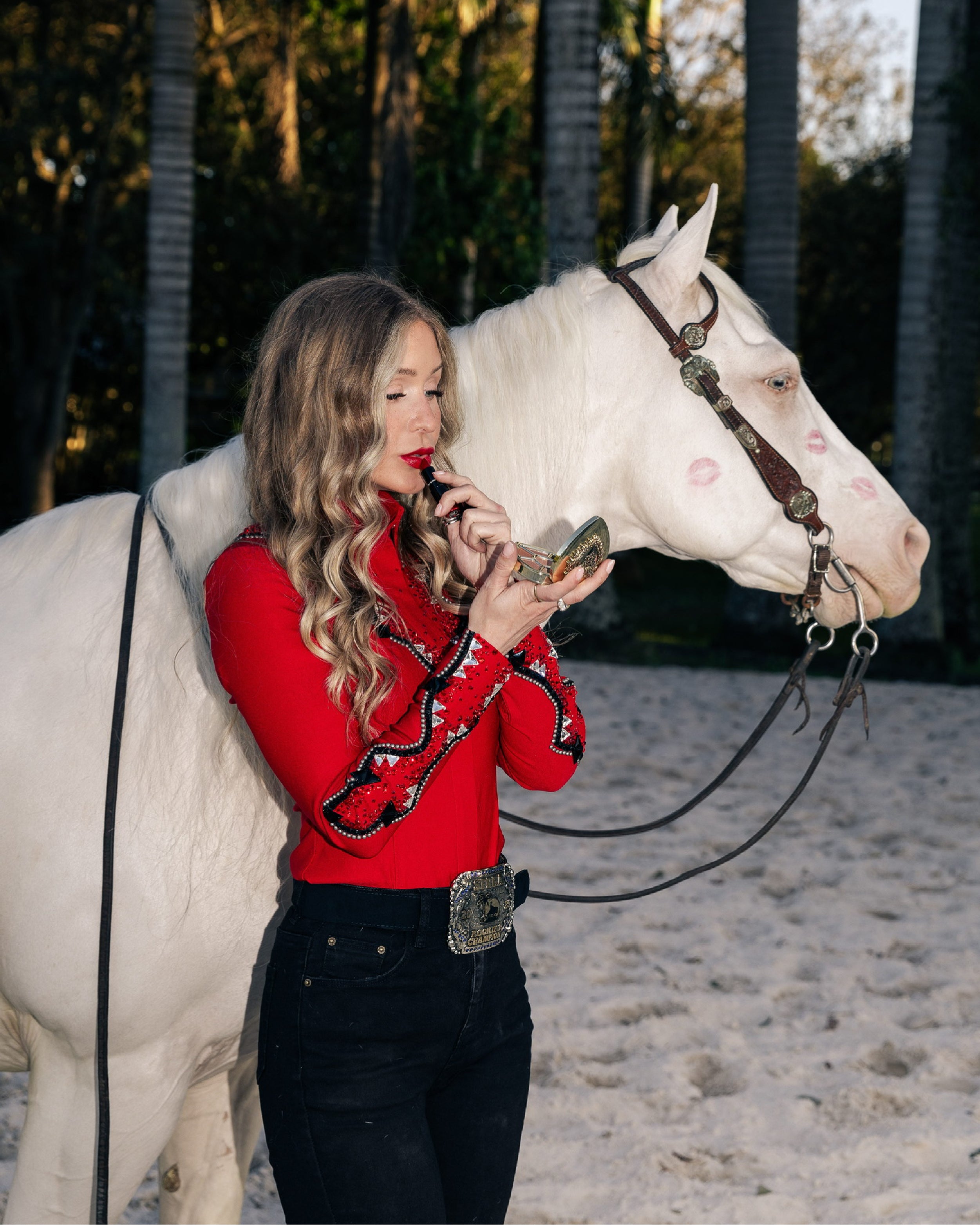 Western Shirt — Encore — "Lady in Red"