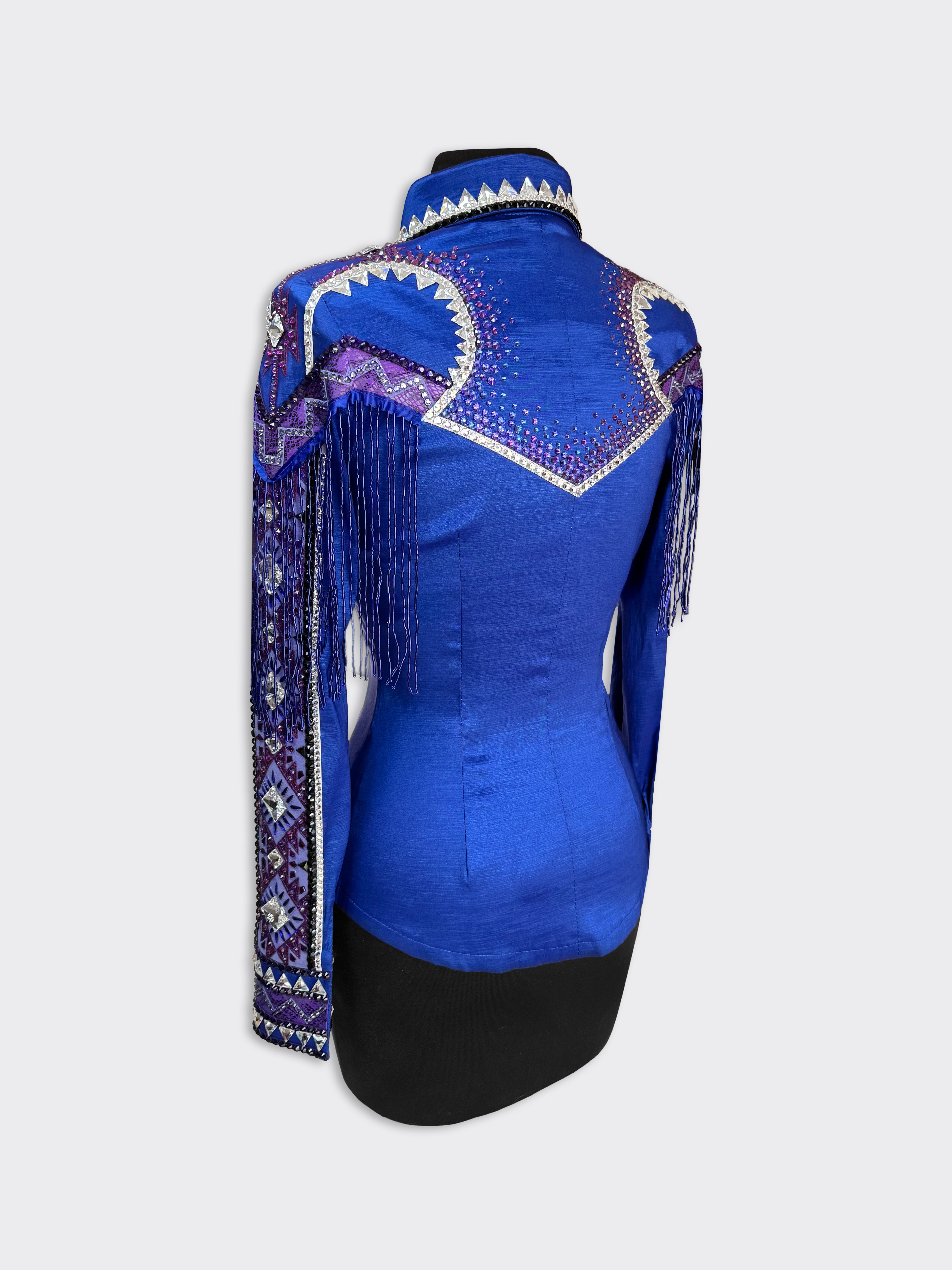Size 4 — Western Shirt — Royal Purple