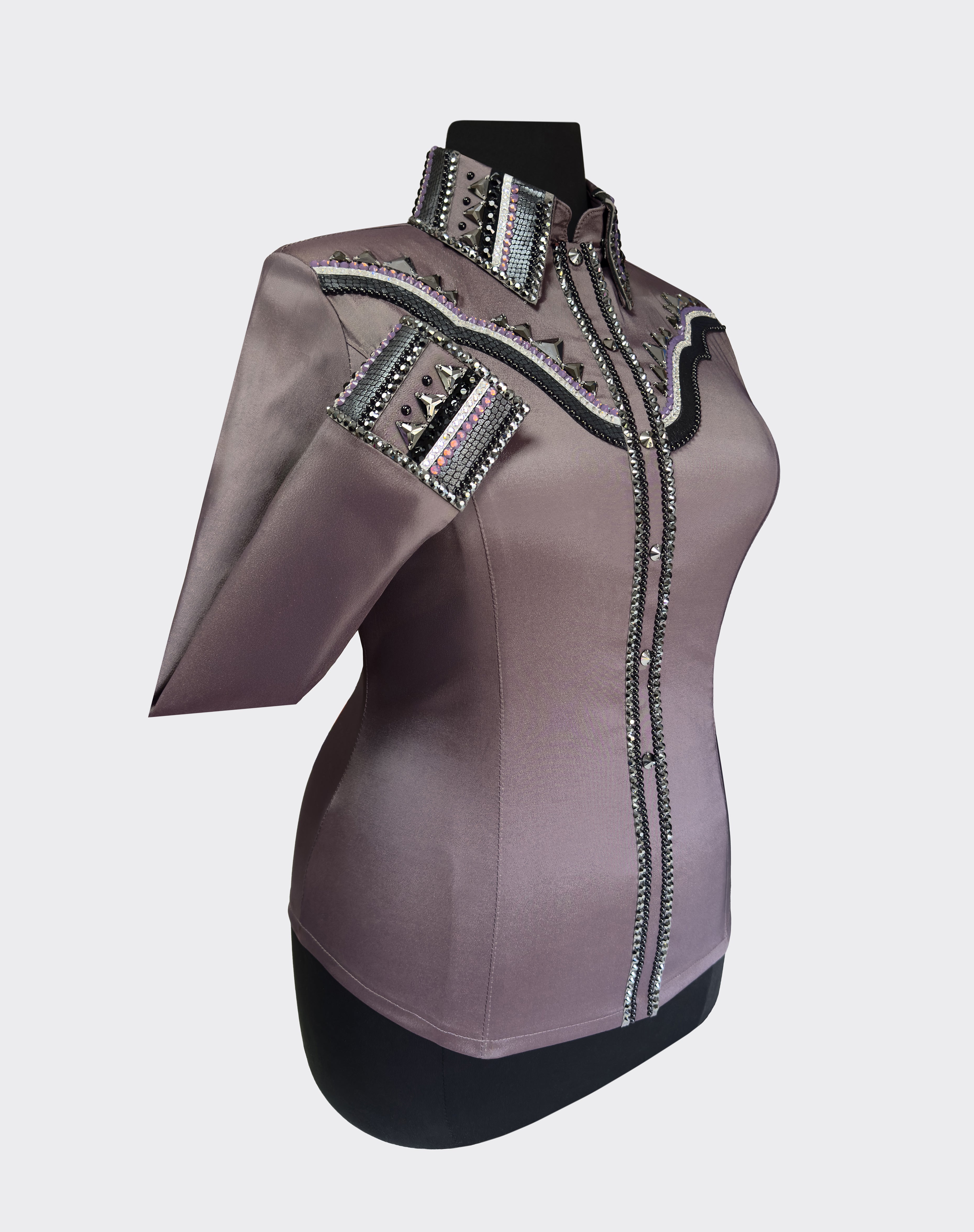 Size 16 - Hidden Zipper Retro Shirt