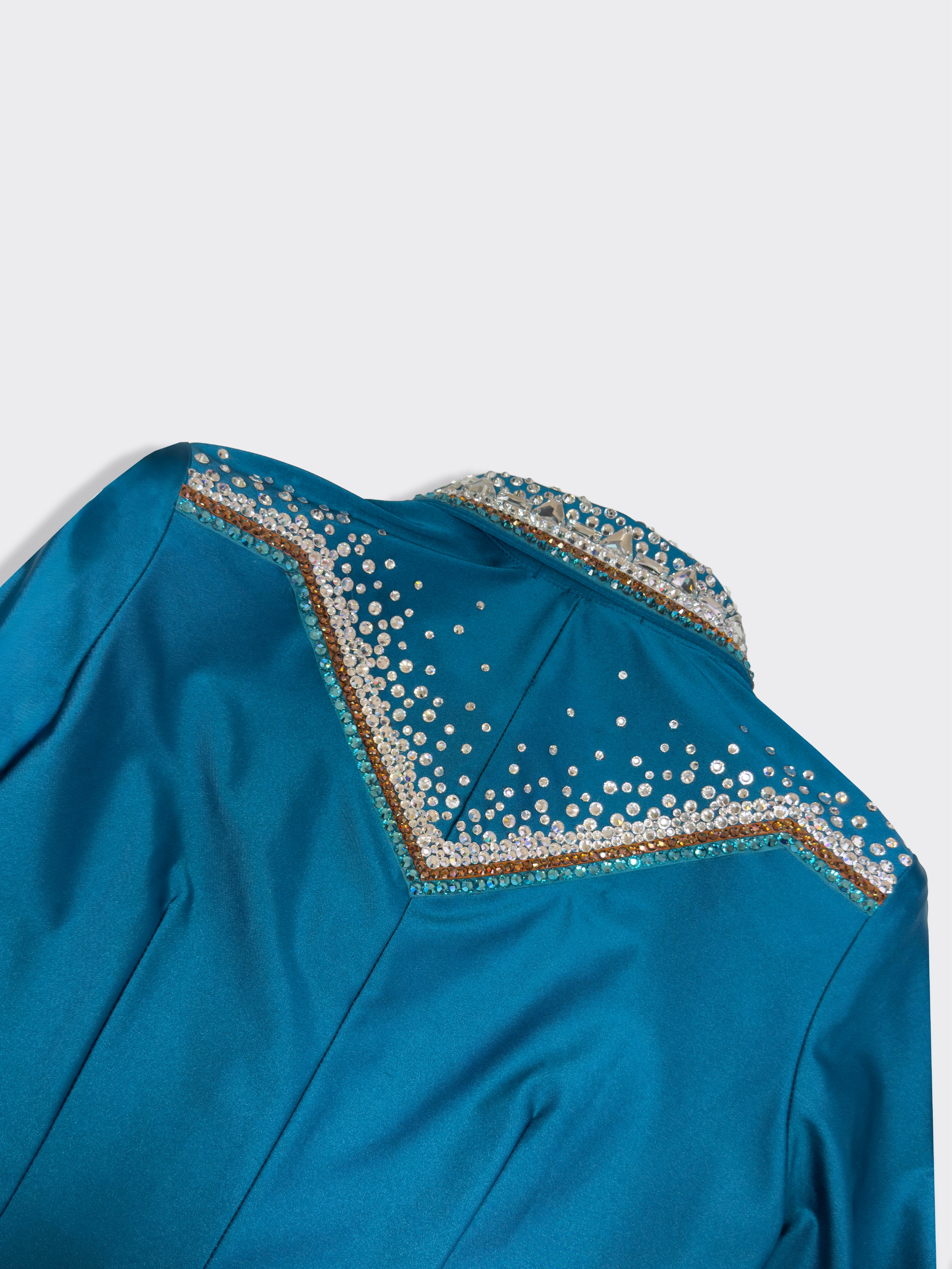 Size 8 - Hidden Zipper Retro Shirt