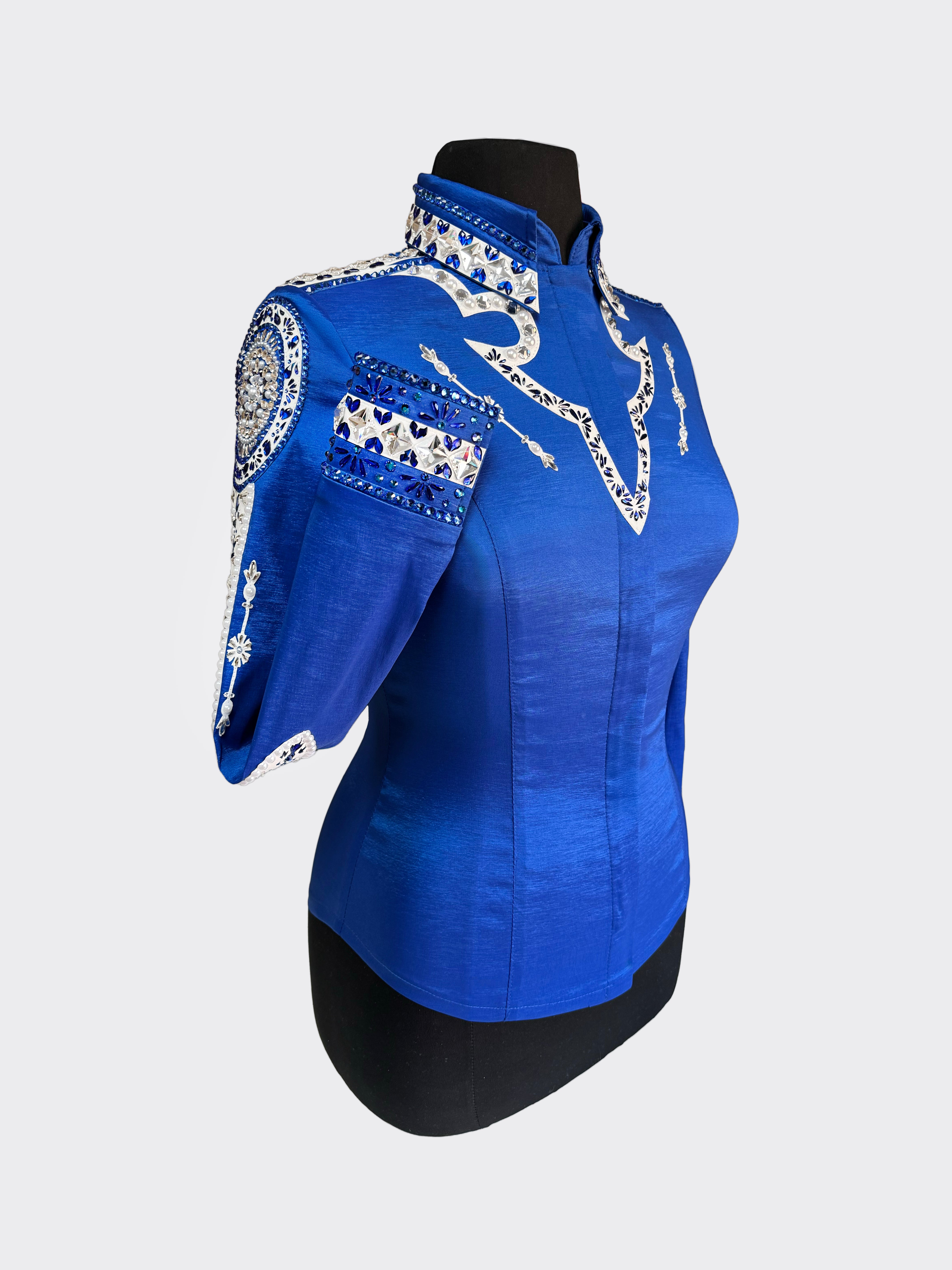 Size 8 - Hidden Zipper Retro Shirt