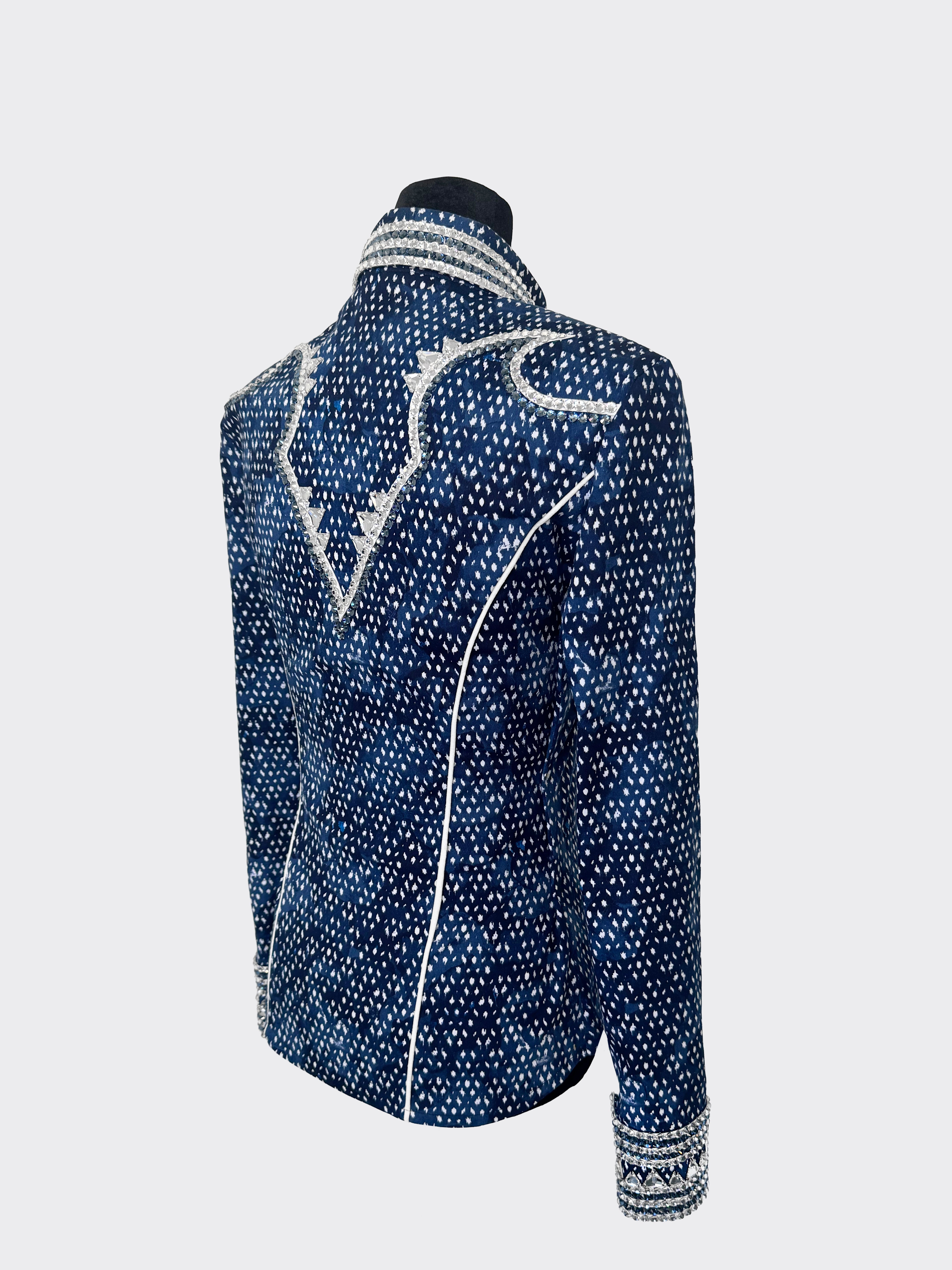 Size 6 - Hidden Zipper Retro Shirt