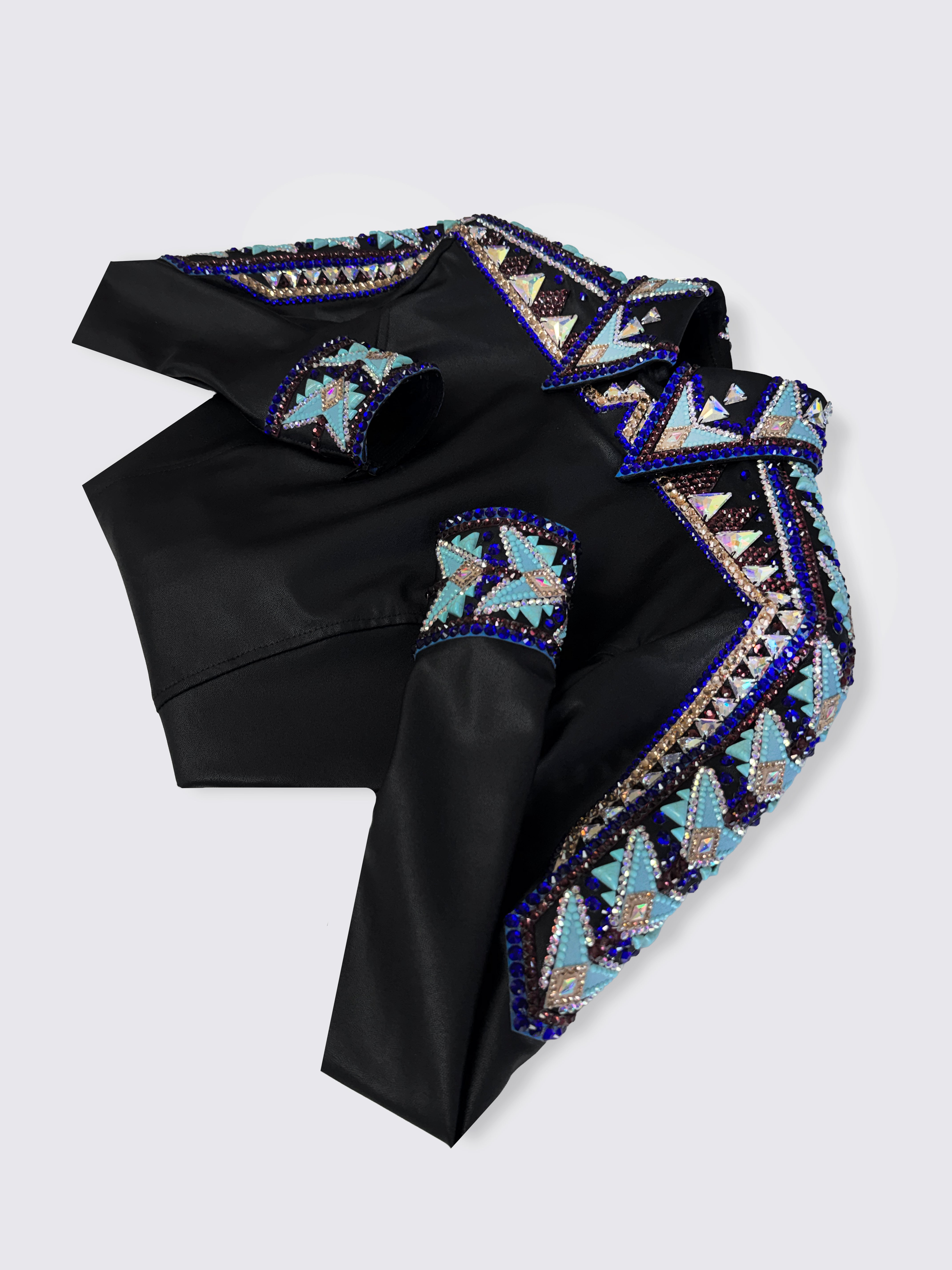 Size 2 - Metallic Collection - Back Zip Retro Shirt