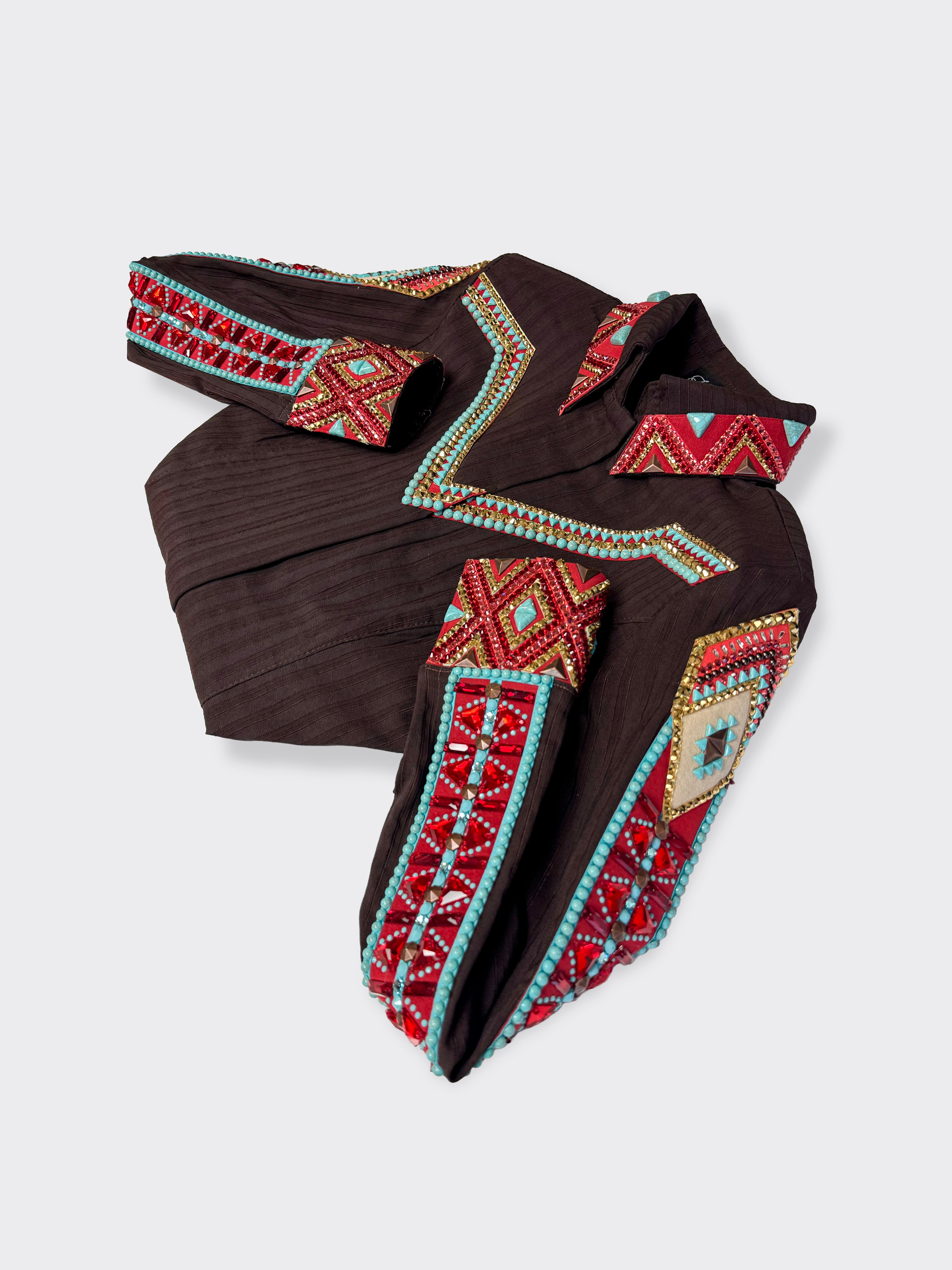 Size 6 - Hidden Zipper Retro Shirt