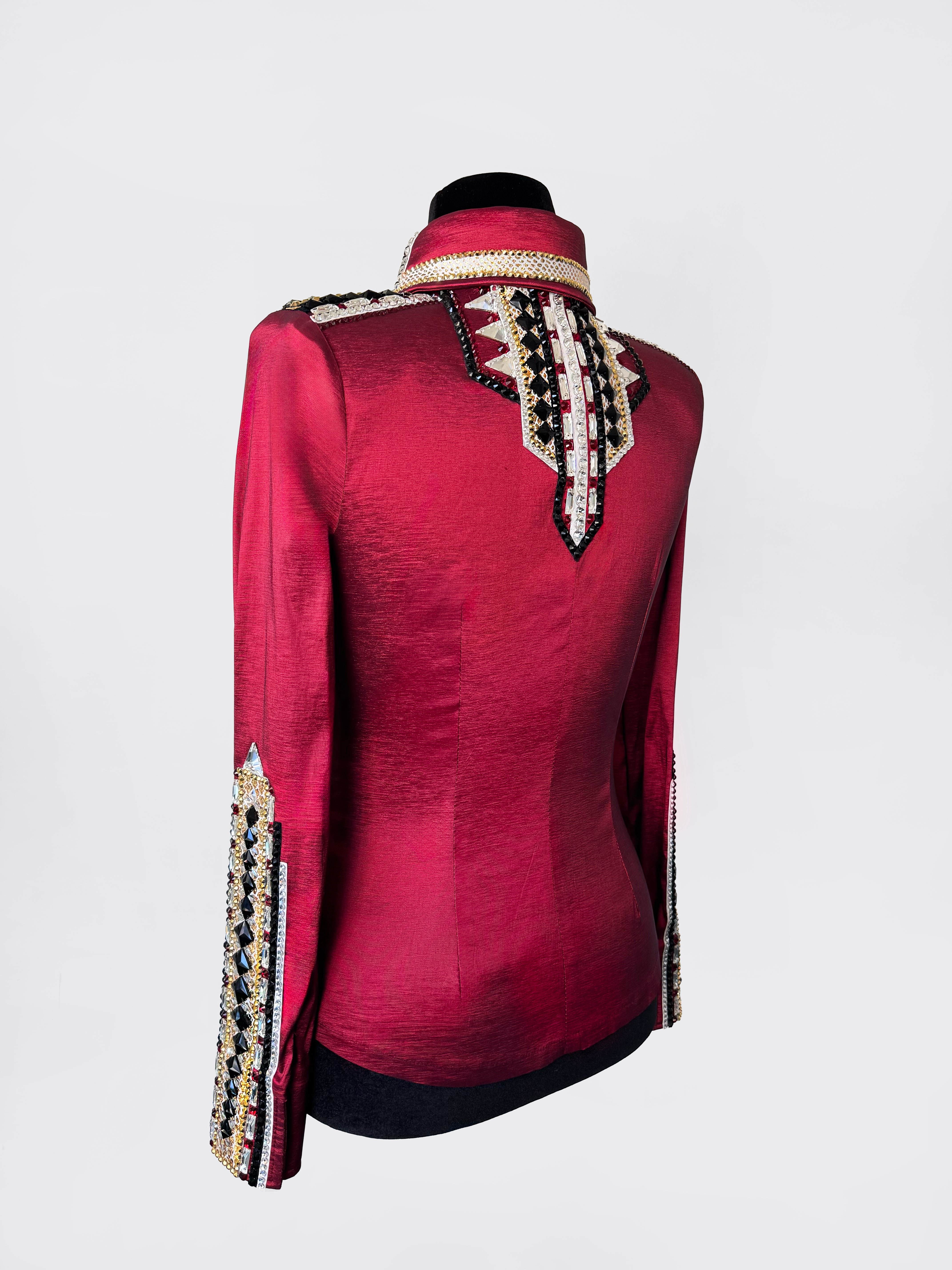Size 6 - Hidden Zipper Retro Shirt