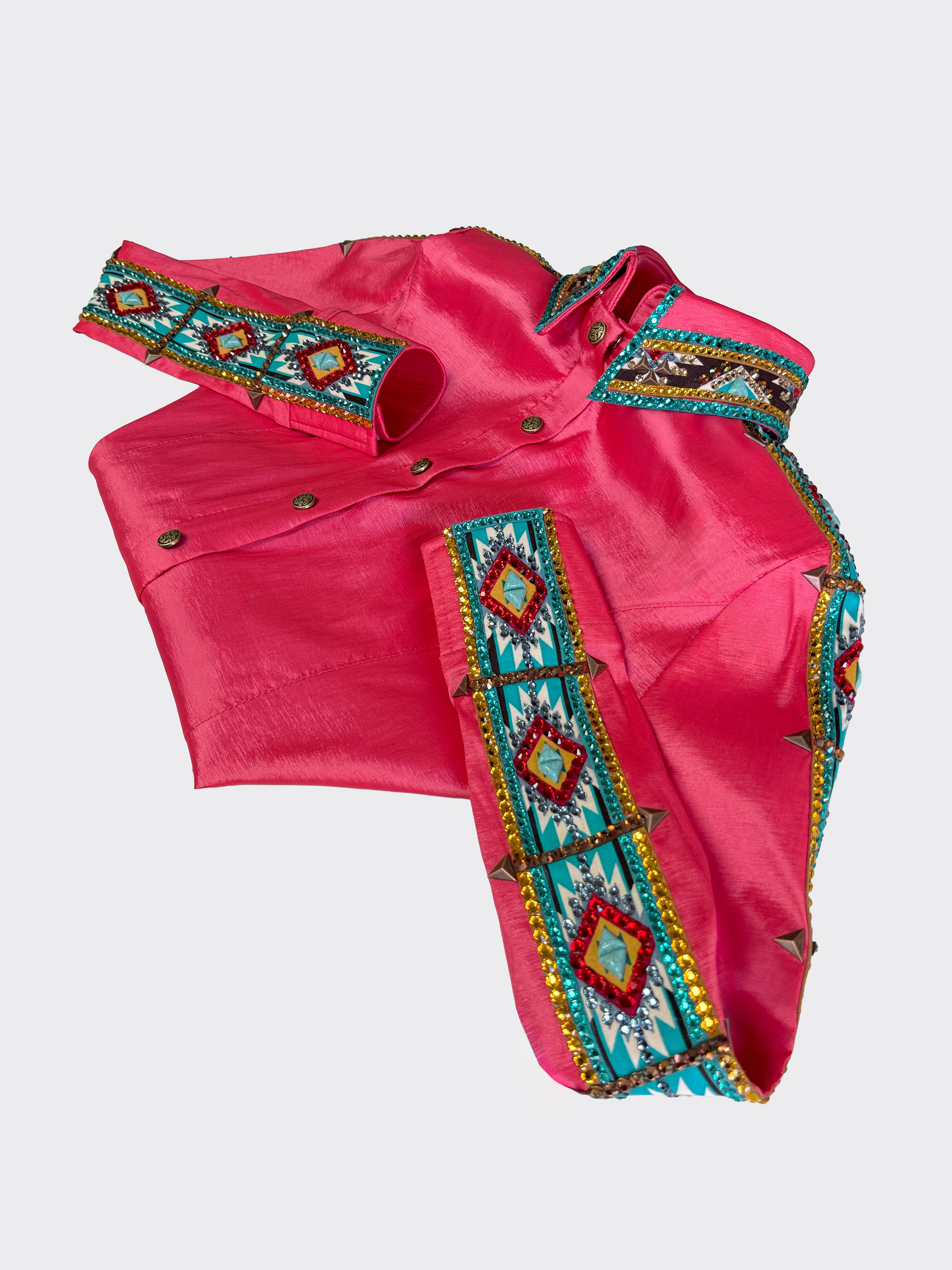Size 14 - Hidden Zipper Retro Shirt