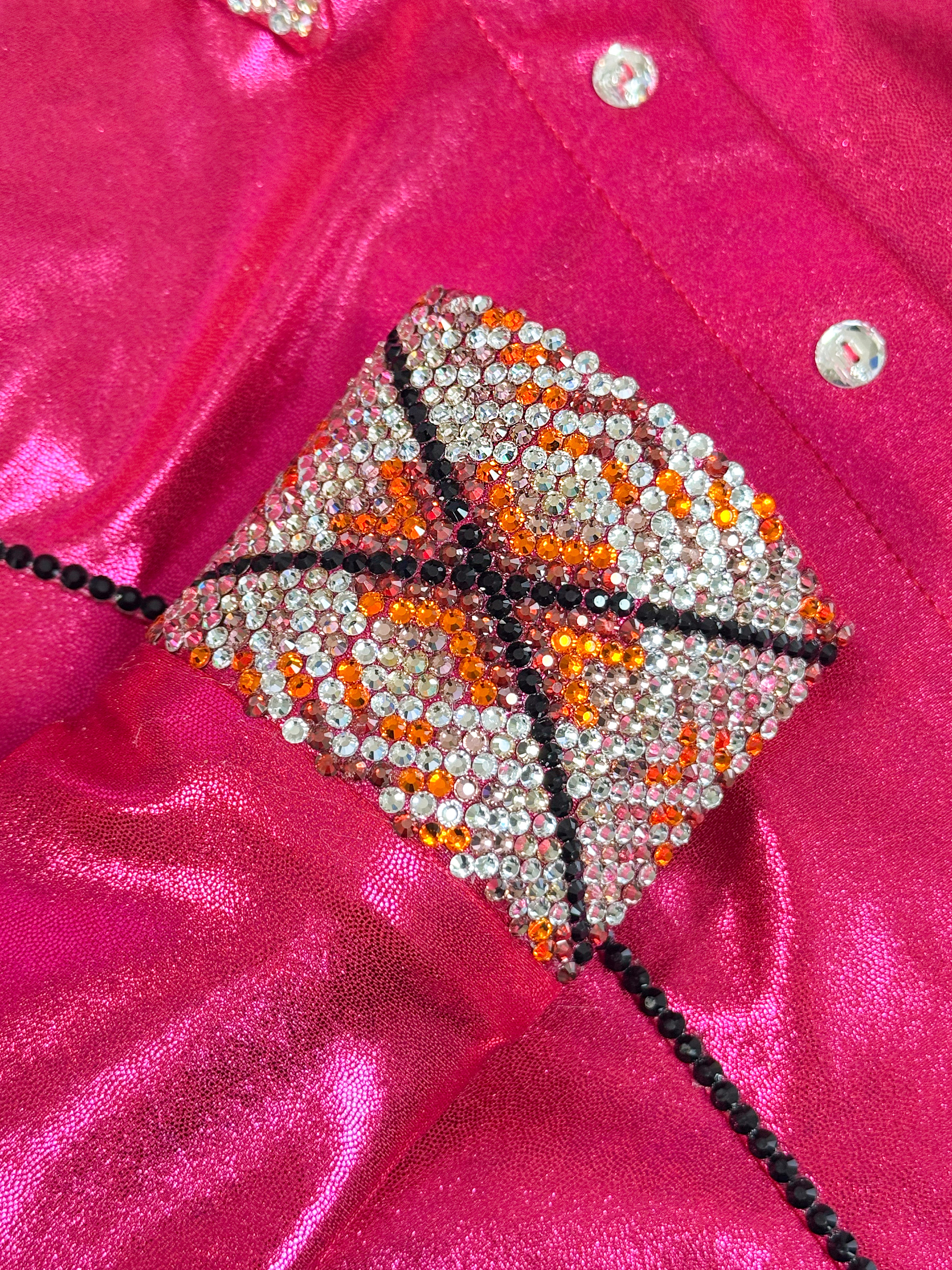 Size 8 - Metallic Collection #42- Hidden Zipper Retro Shirt