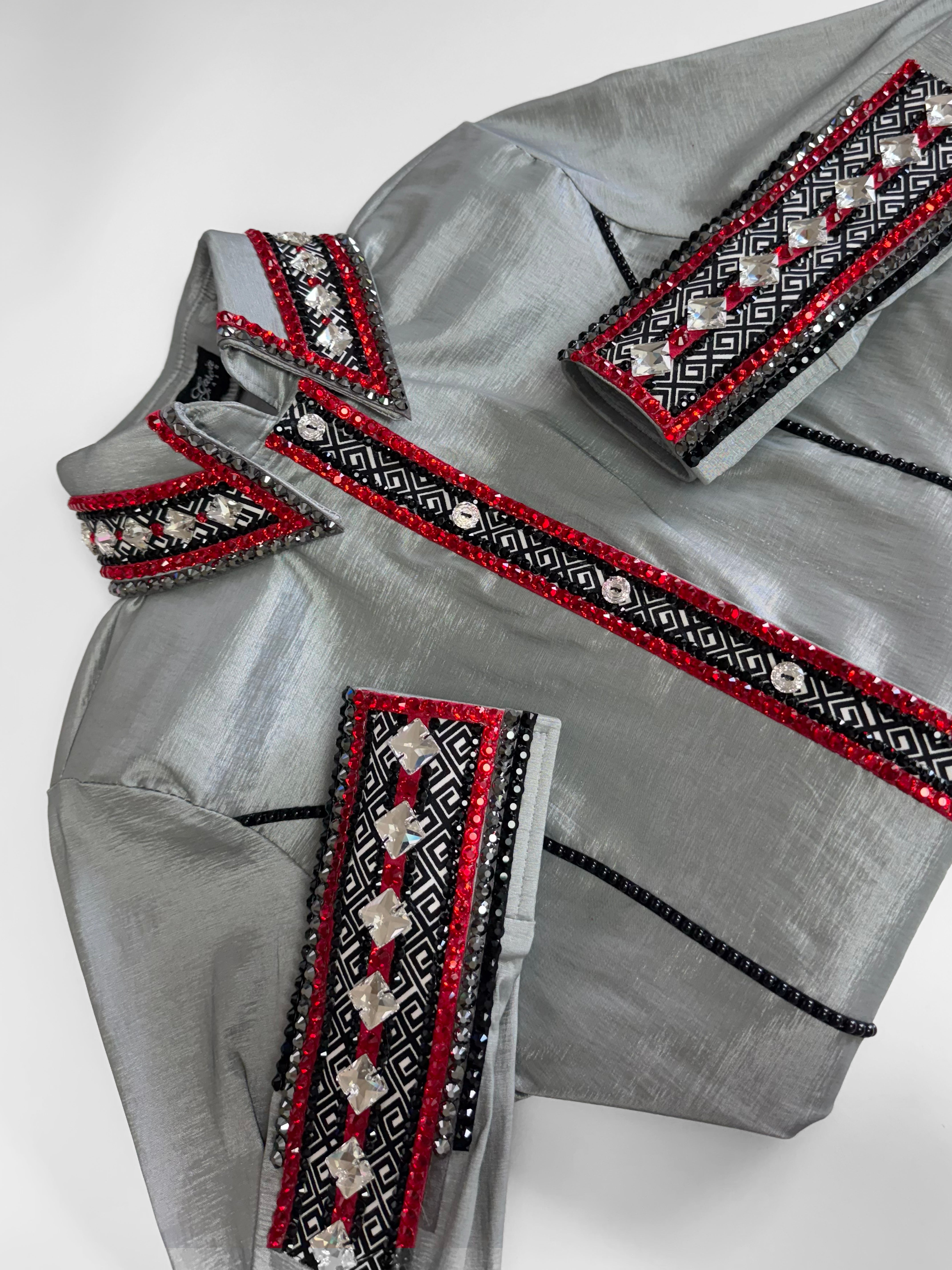 Size 14 Hidden Zipper Retro Shirt