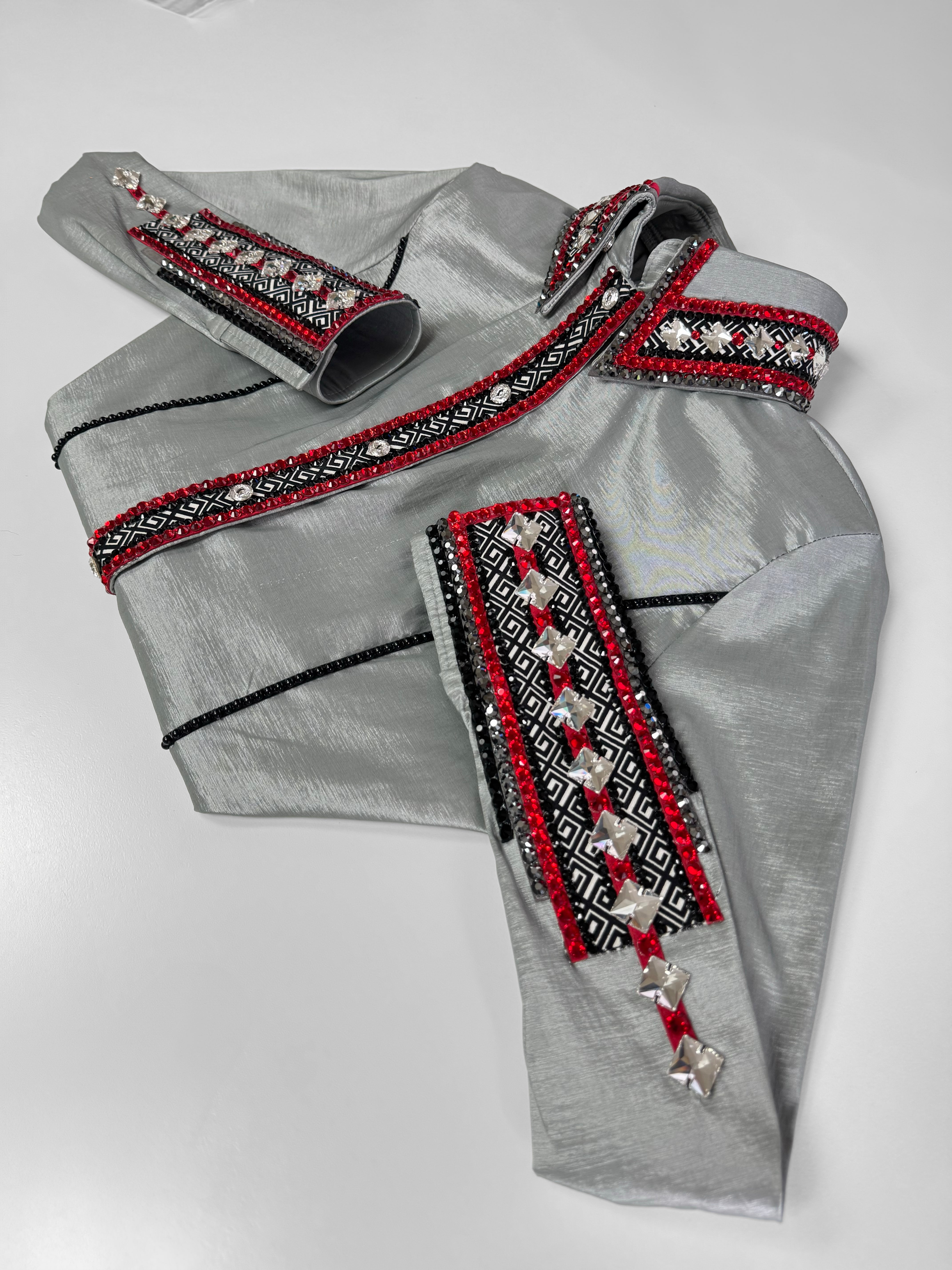 Size 14 Hidden Zipper Retro Shirt