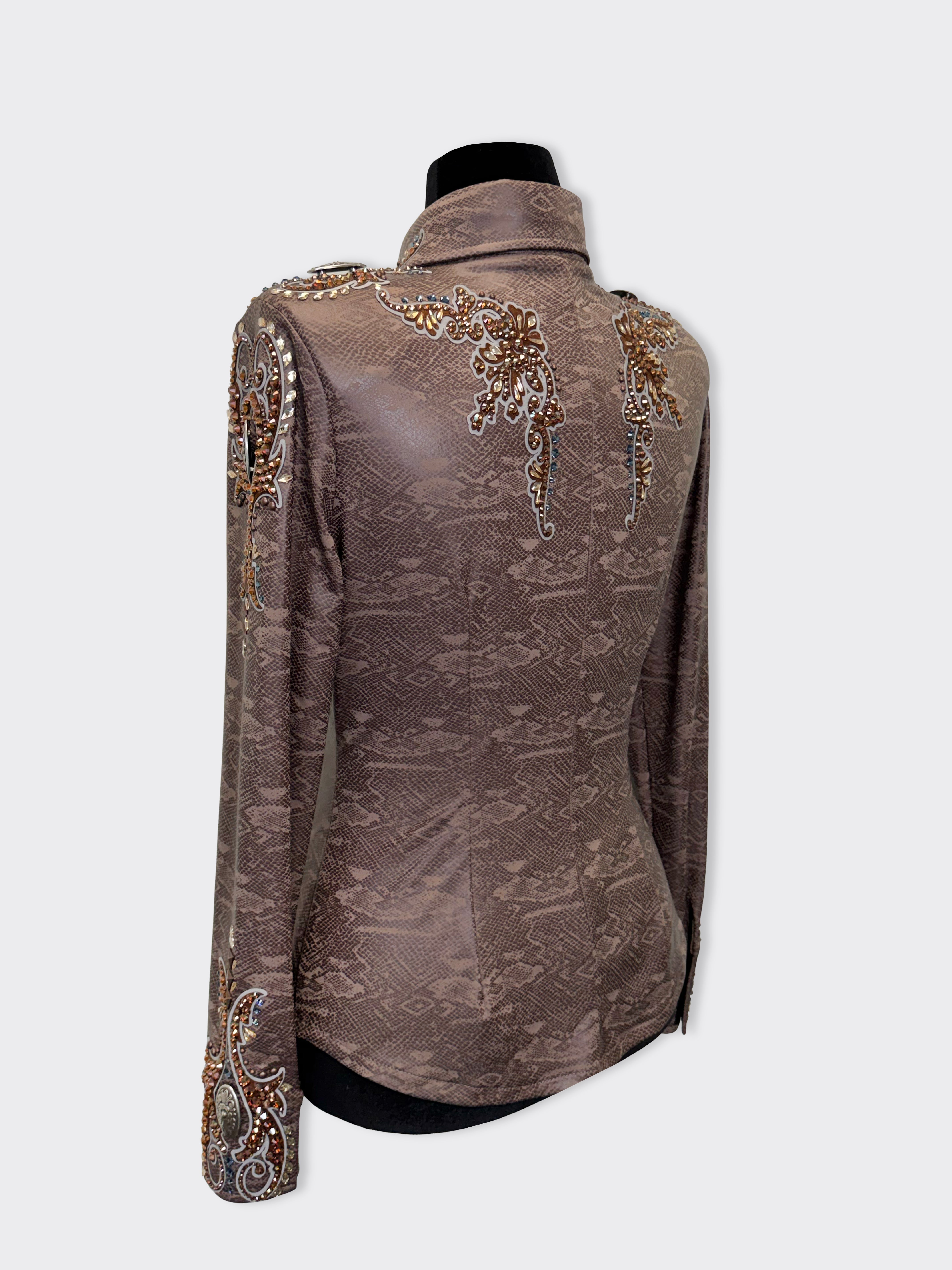 Size 8 - Hidden Zipper Retro Shirt