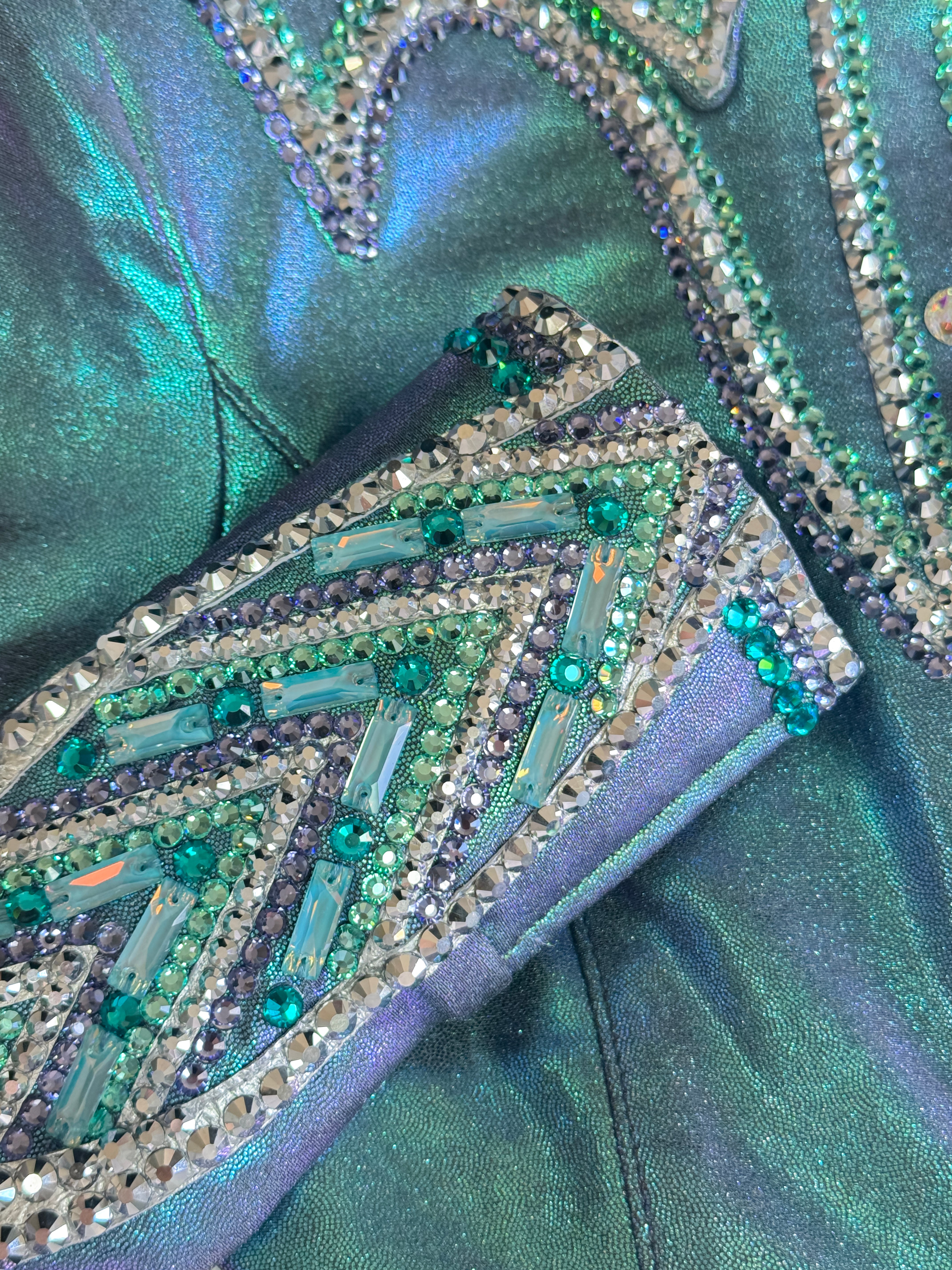 Size 4 - Metallic Collection - Hidden Zipper Retro Shirt