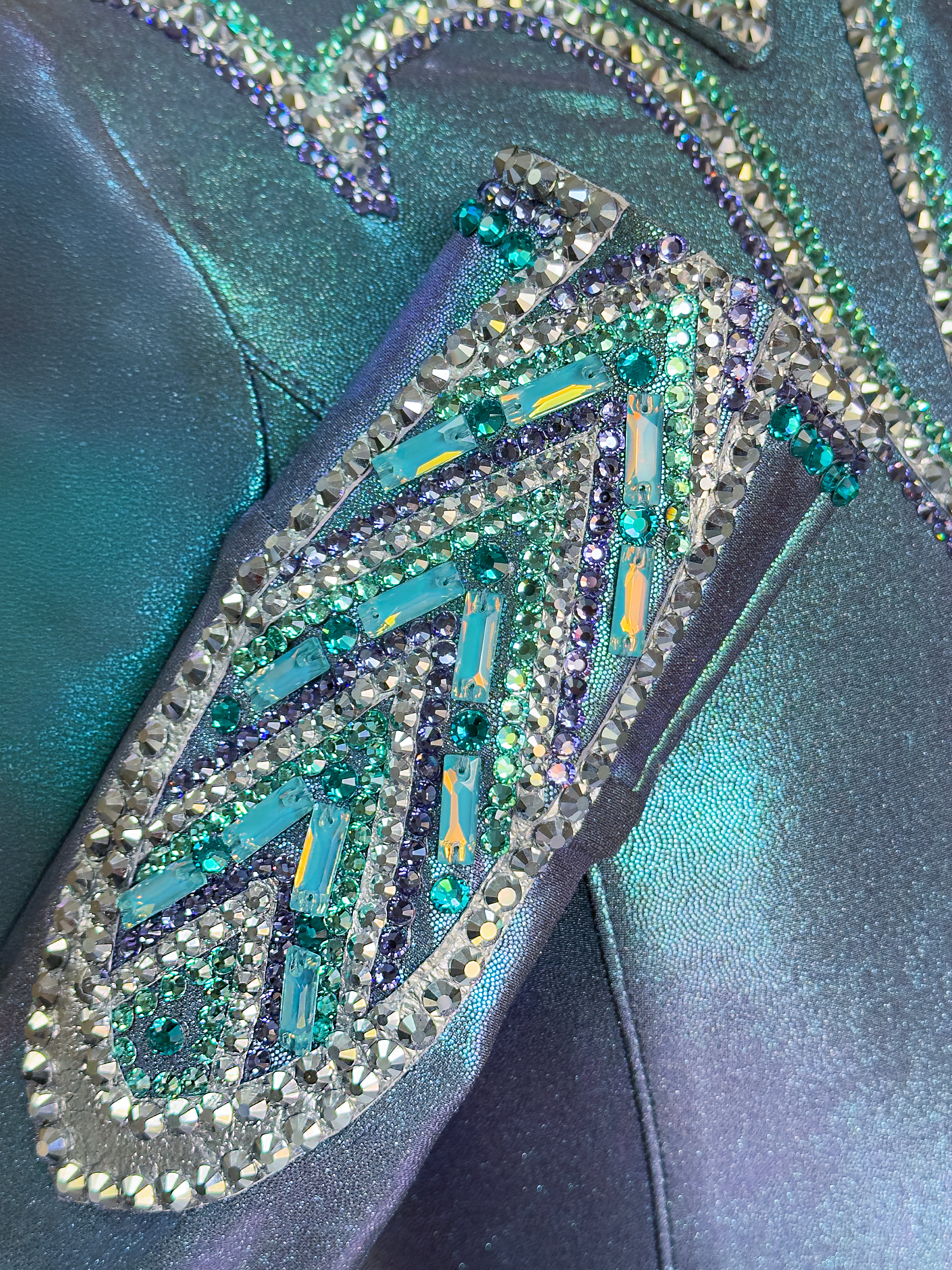 Size 4 - Metallic Collection - Hidden Zipper Retro Shirt