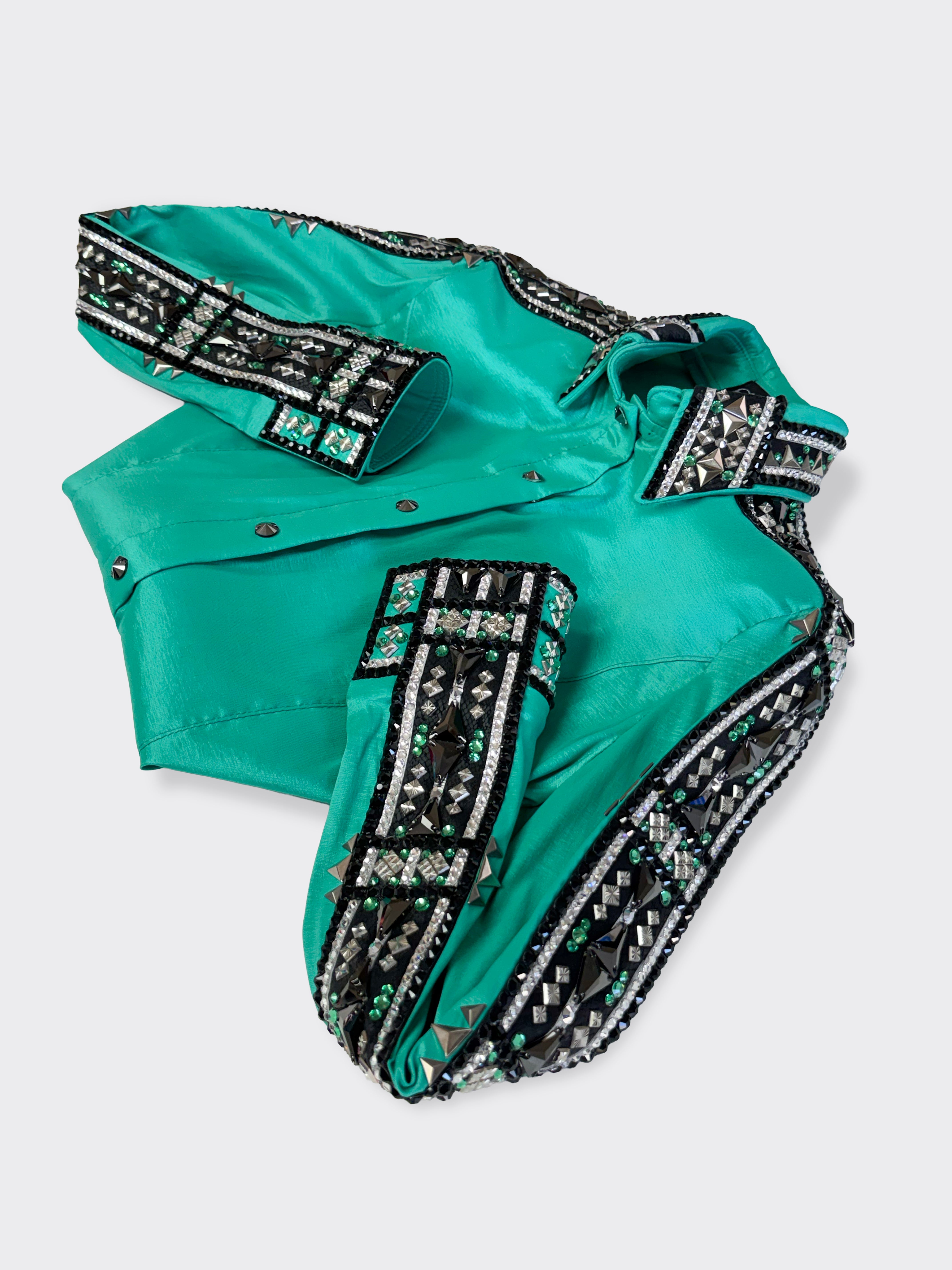 Size 8 - Hidden Zipper Retro Shirt