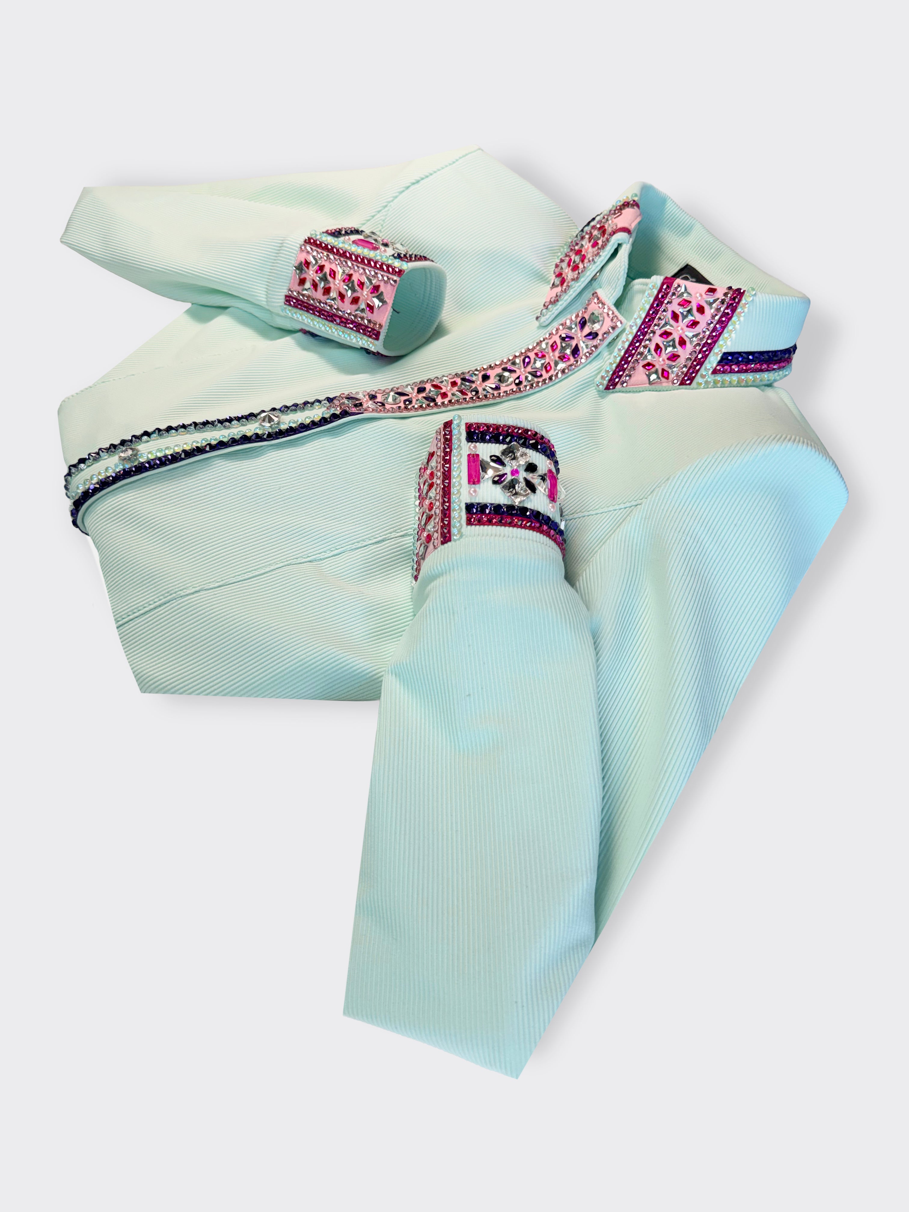 Size 6 - Hidden Zipper Retro Shirt
