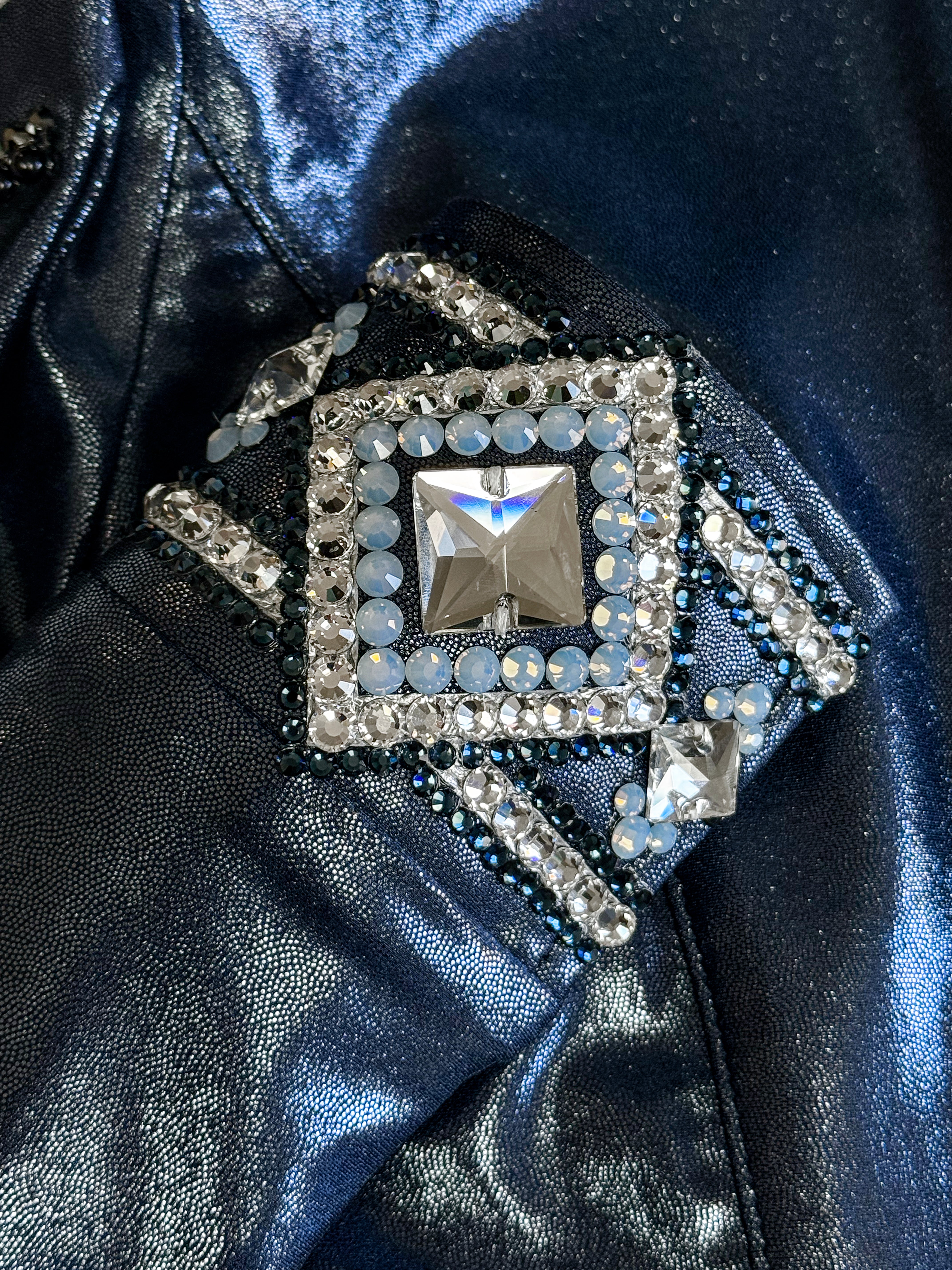 Size 6 - Metallic Collection - Hidden Zipper Retro Shirt