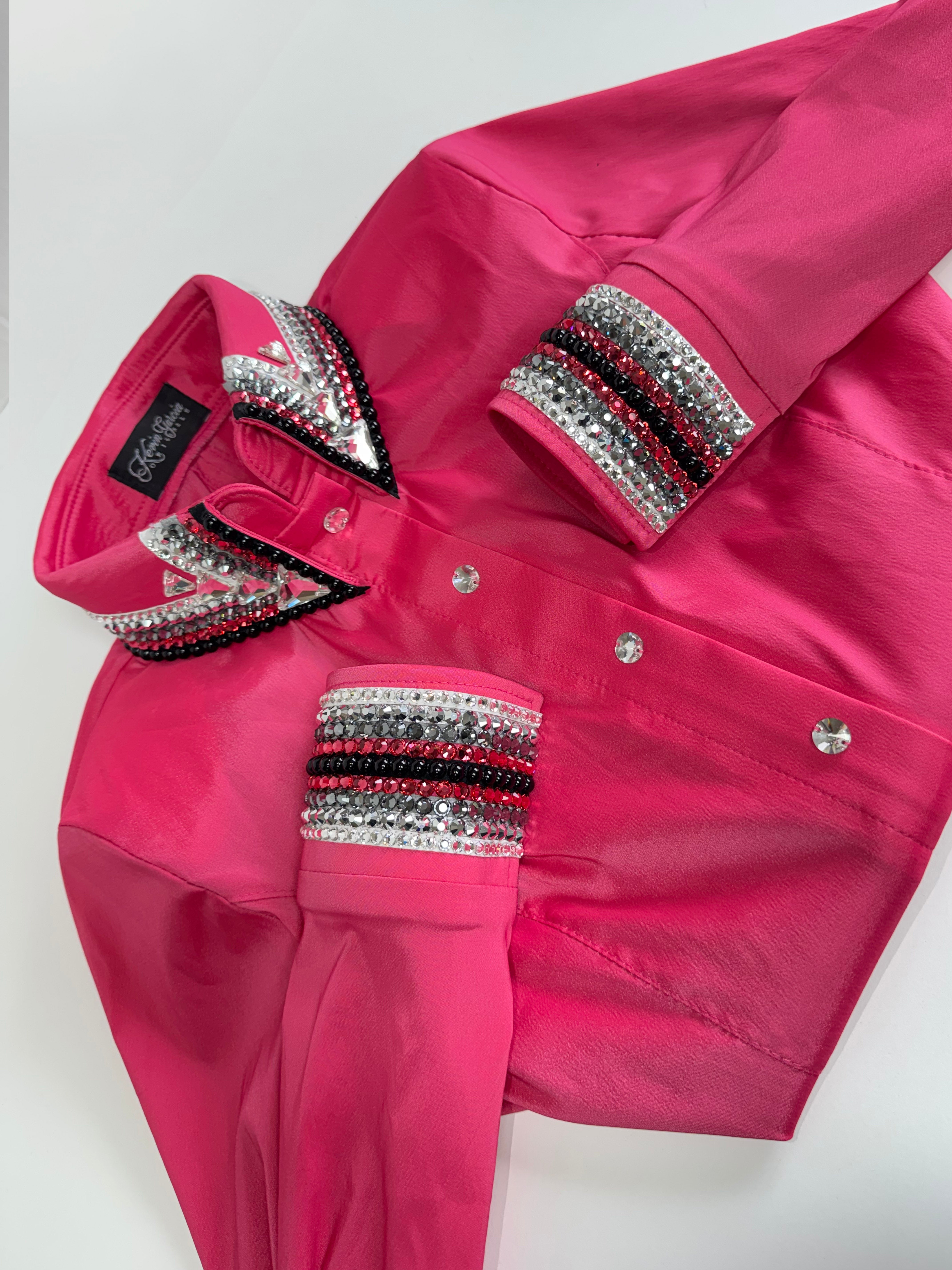 Size 8 Hidden Zipper Retro Shirt
