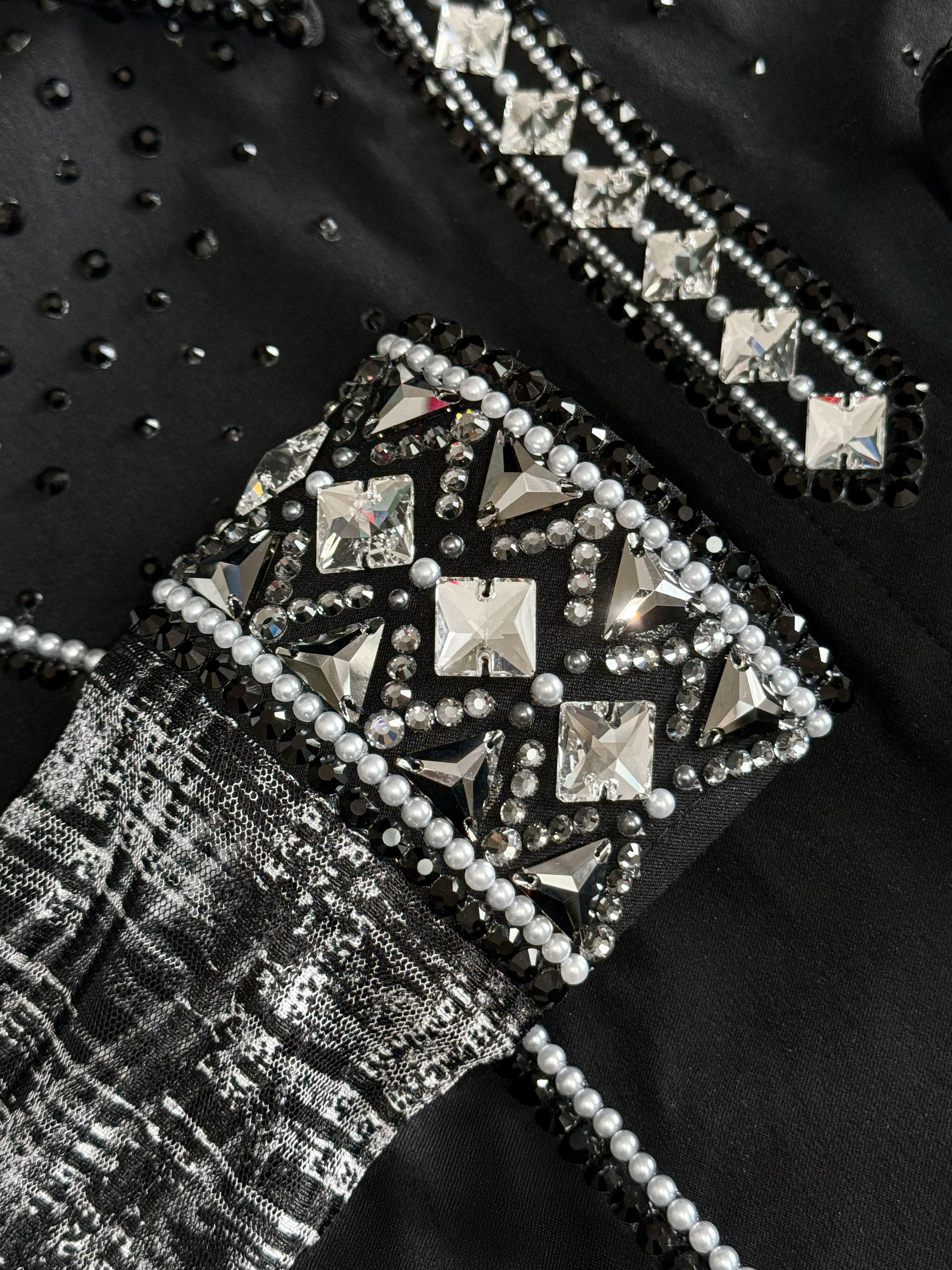 Size 12 Sheer Sleeves Hidden Zipper Retro Shirt