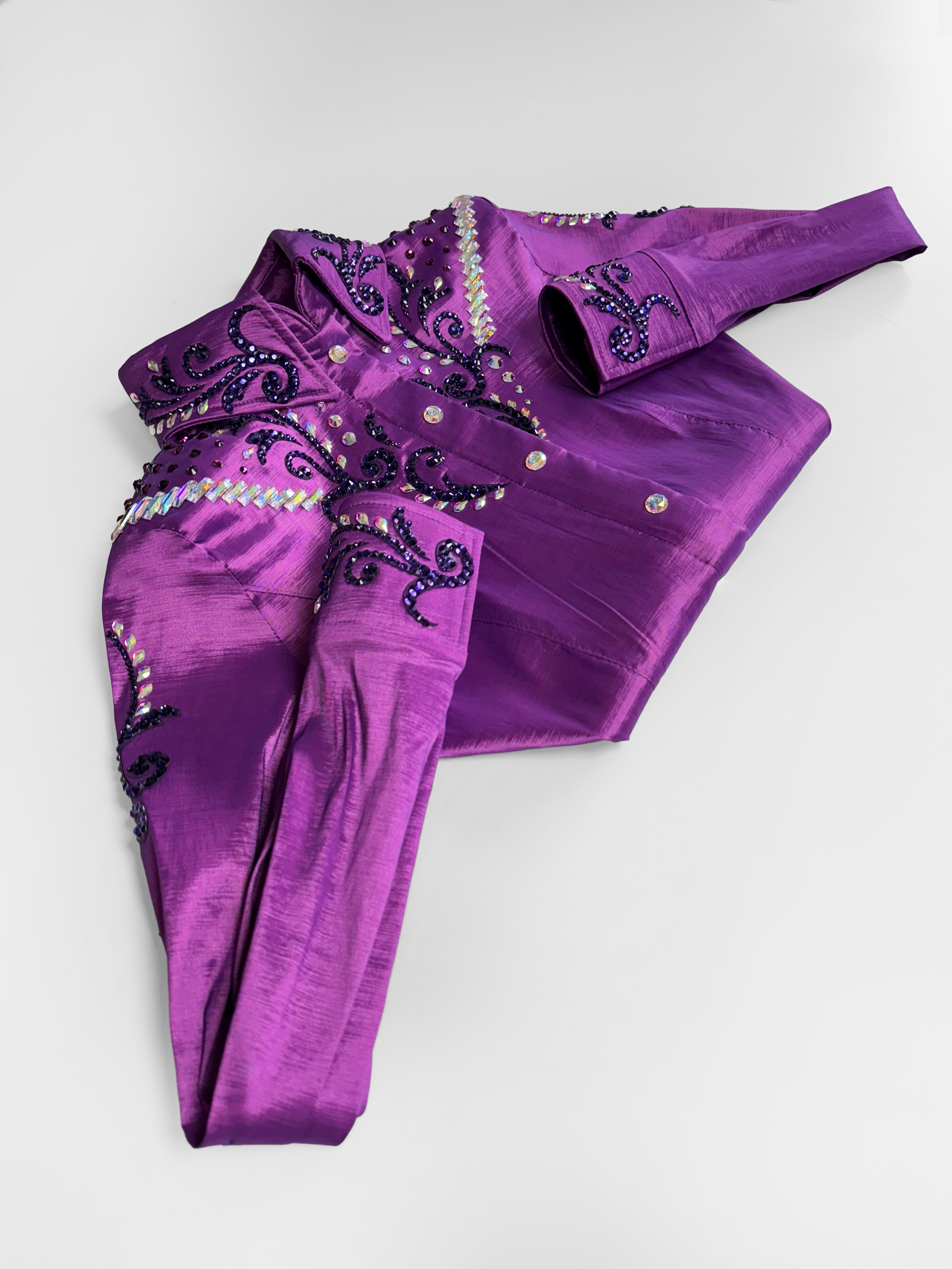 Size 6 - Hidden Zipper Retro Shirt