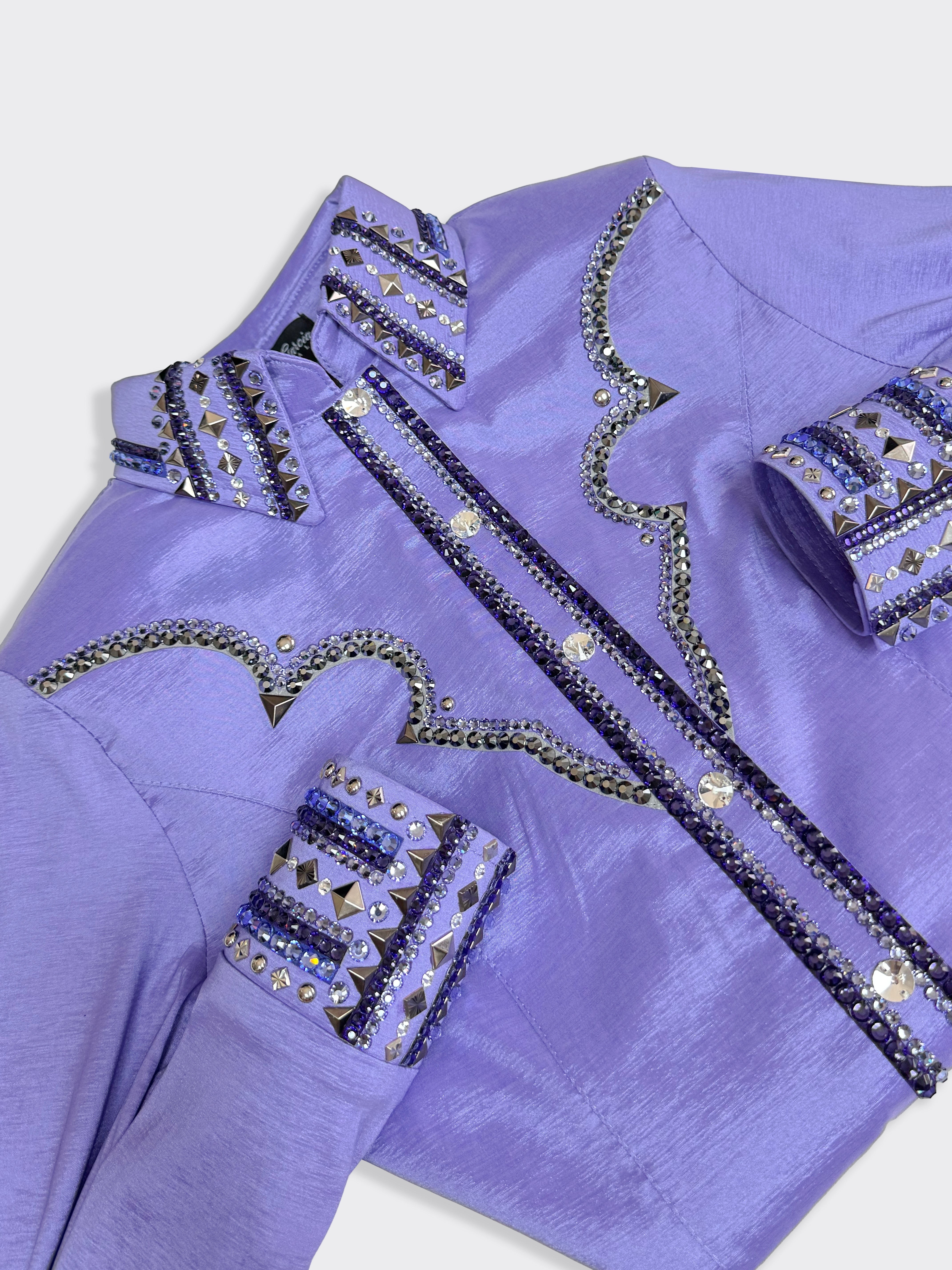 Size 8 - Hidden Zipper Retro Shirt