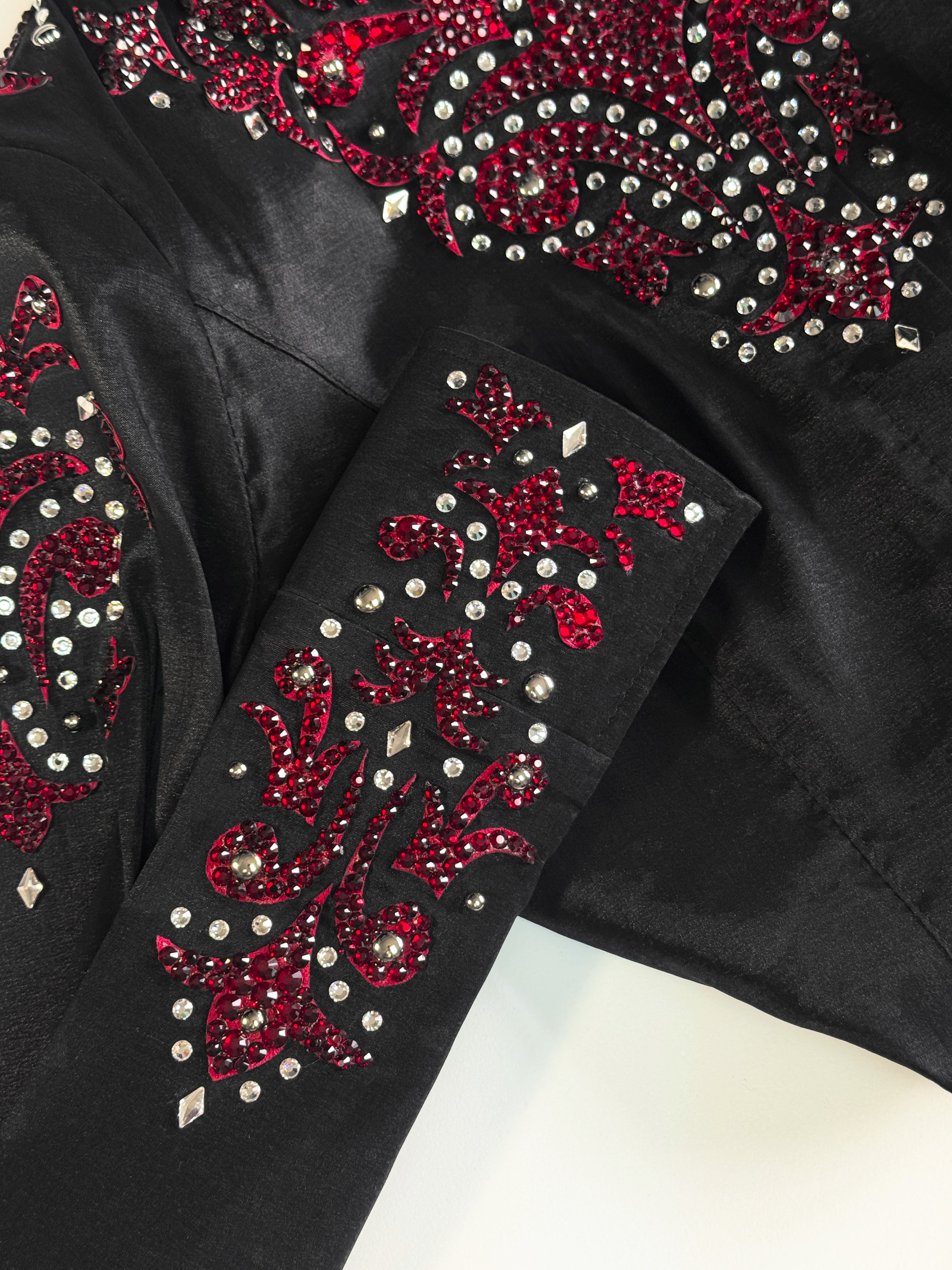 Western Shirt — Red Flame