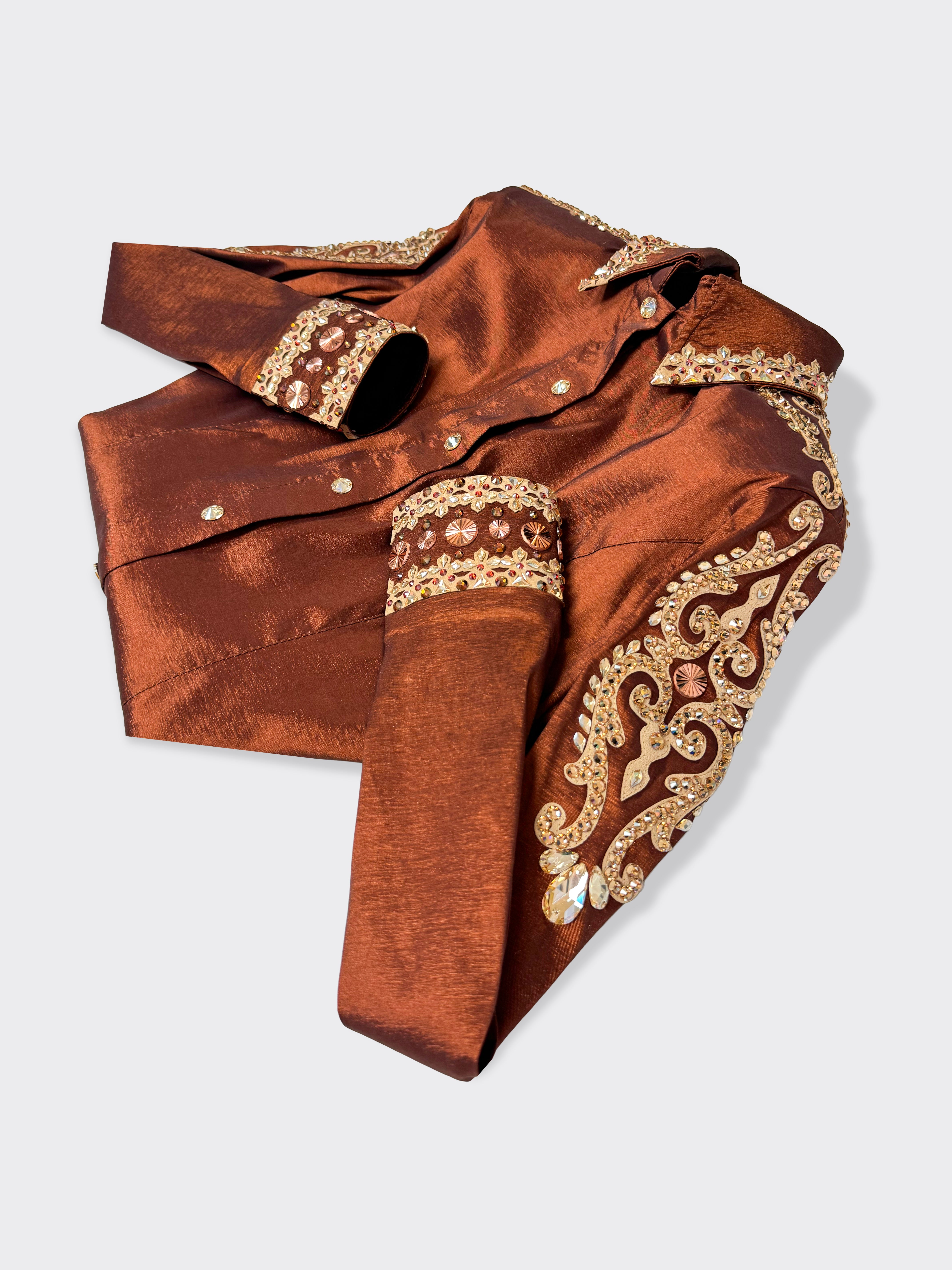 Size 8 - Hidden Zipper Retro Shirt