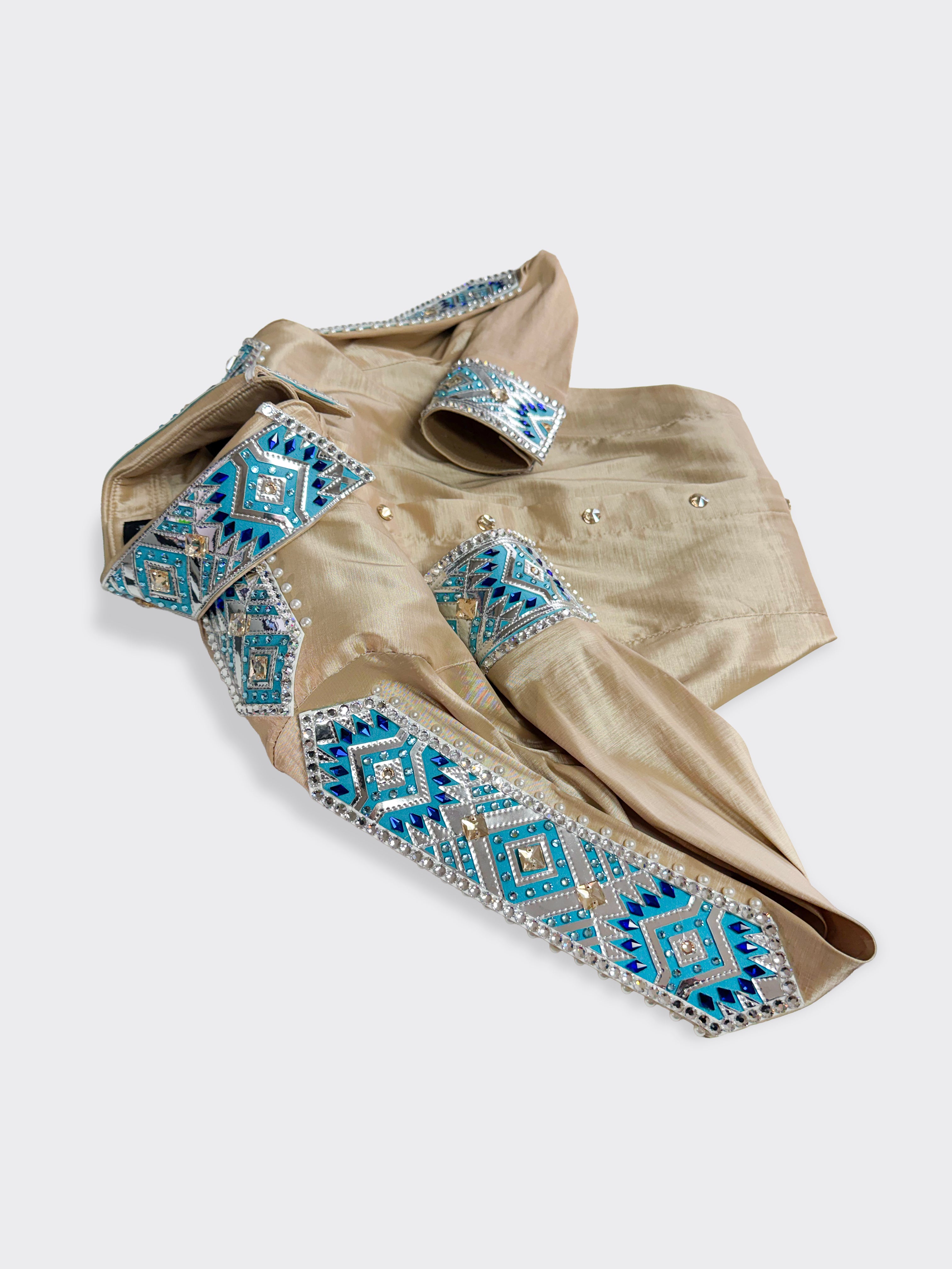 Size 10 - Hidden Zipper Retro Shirt