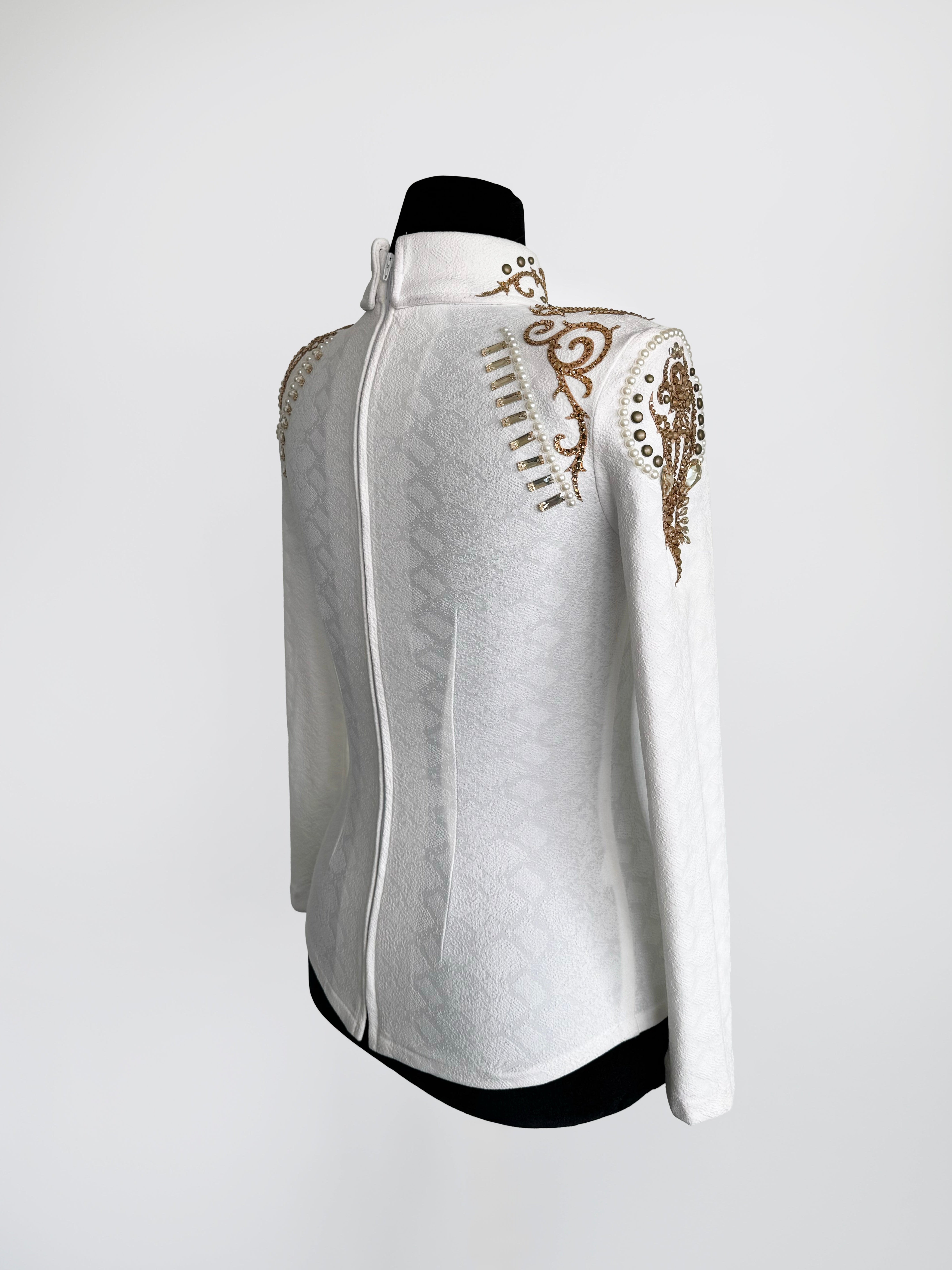 Size 4 - Metallic Collection - HMS Shirt - Back Zip