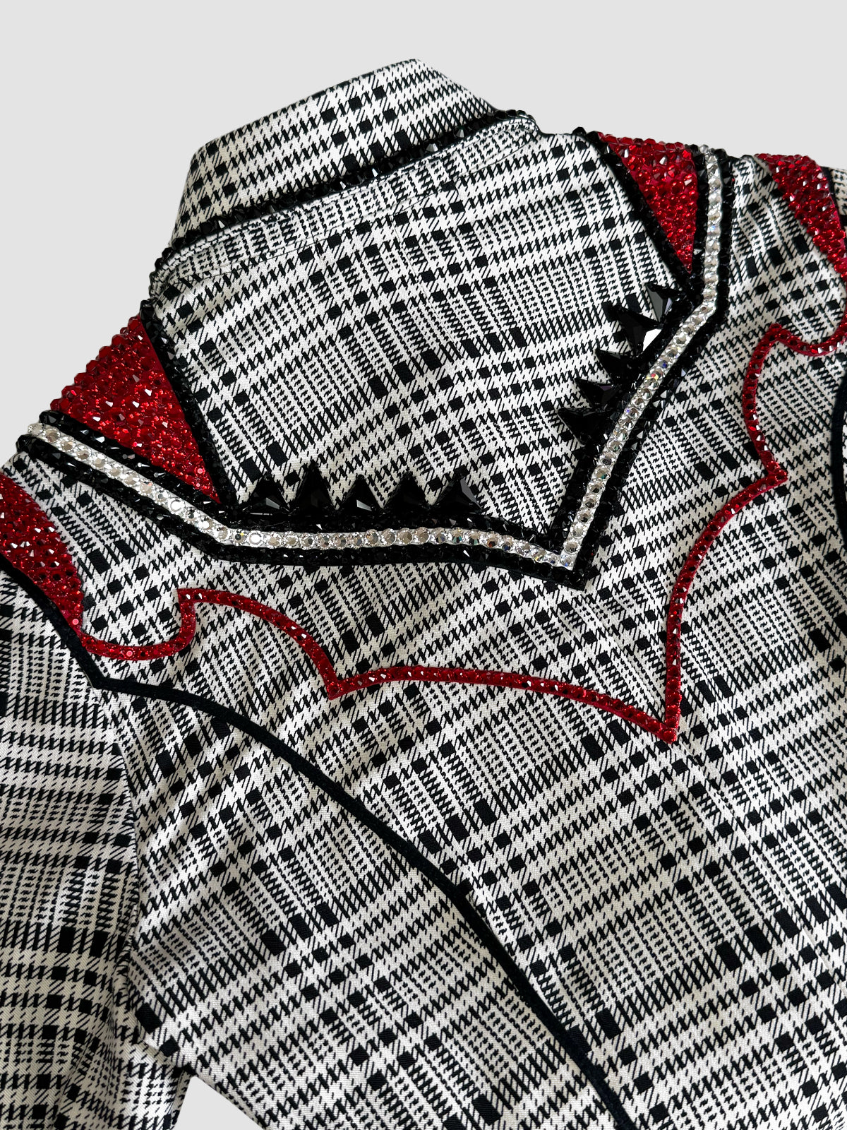 Size 8 — Western Shirt — Black | White | Red