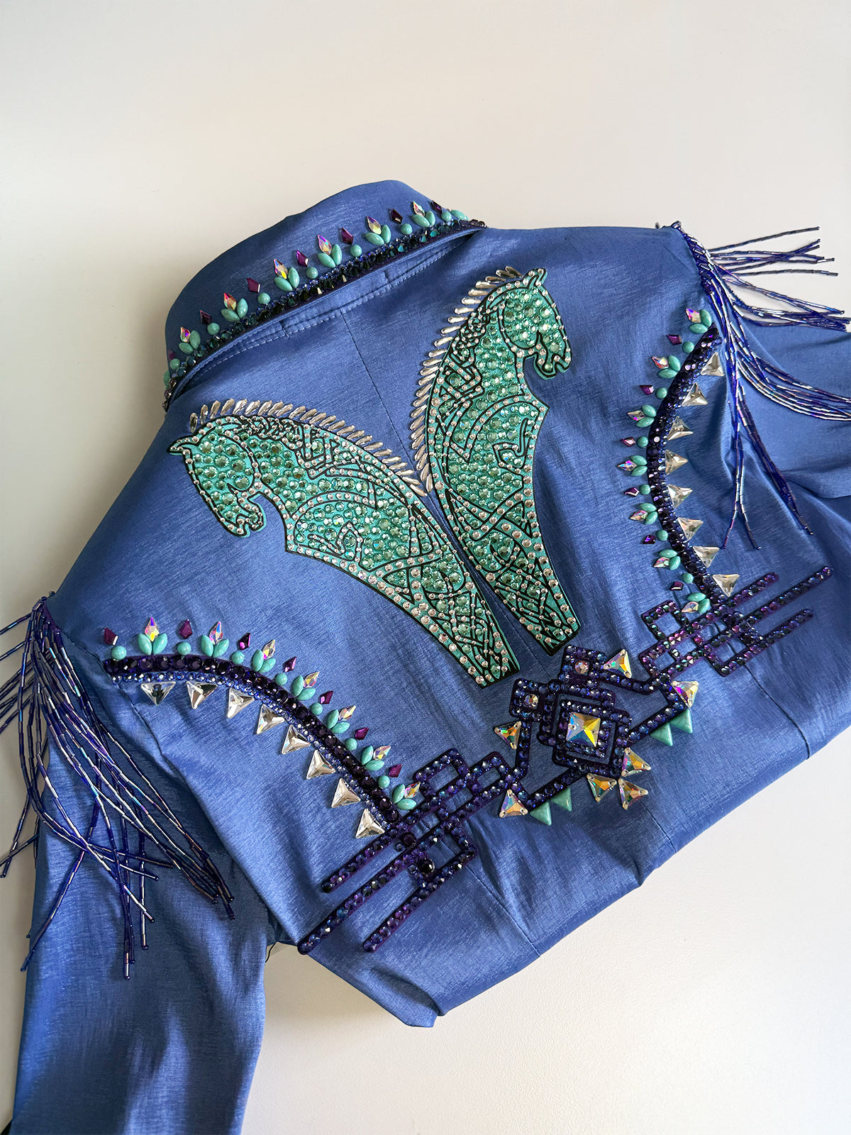 Size 6 — Western Shirt — Blue | Mint | Turquoise | Purple