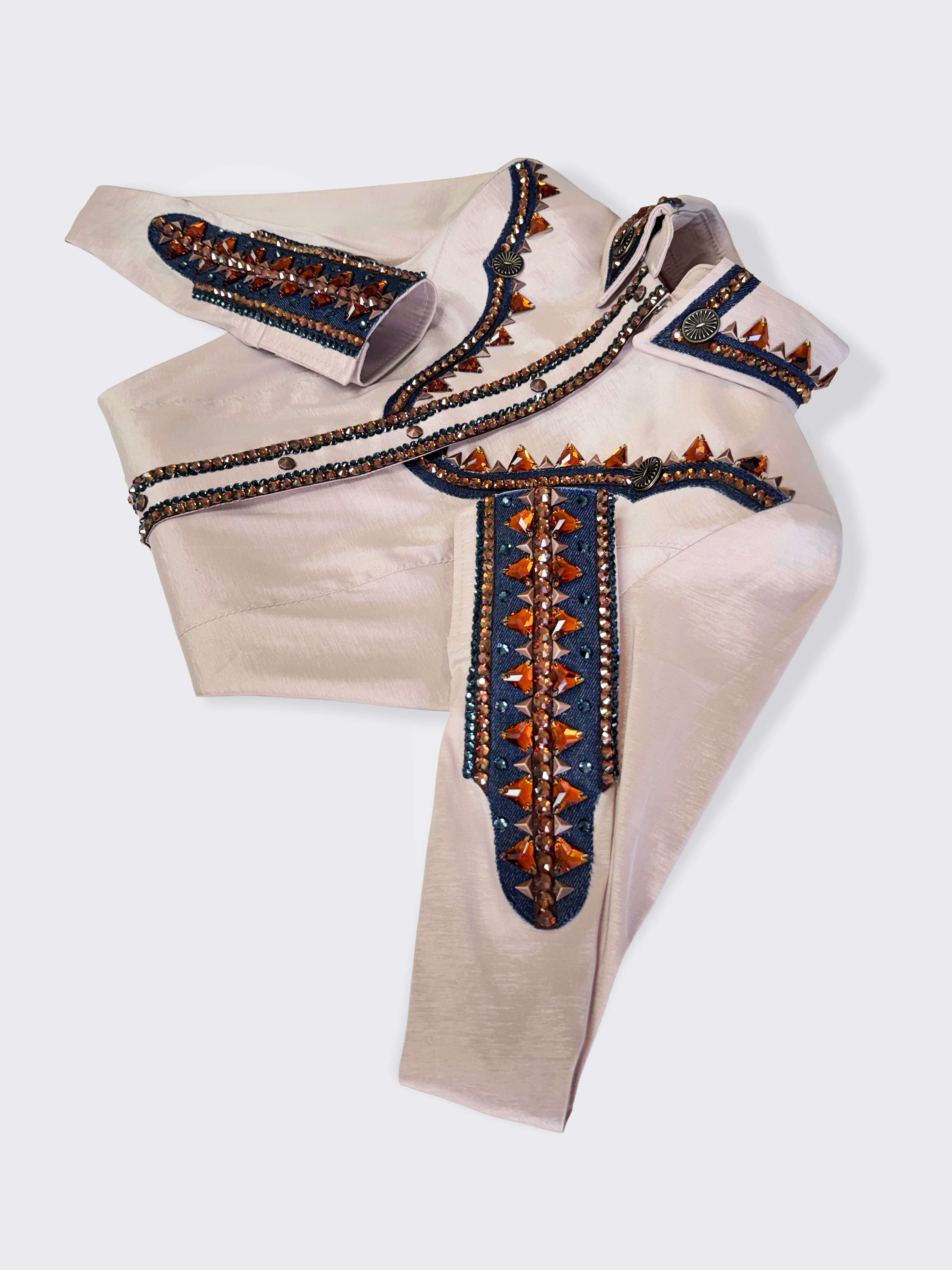 Size 4 - Hidden Zipper Retro Shirt