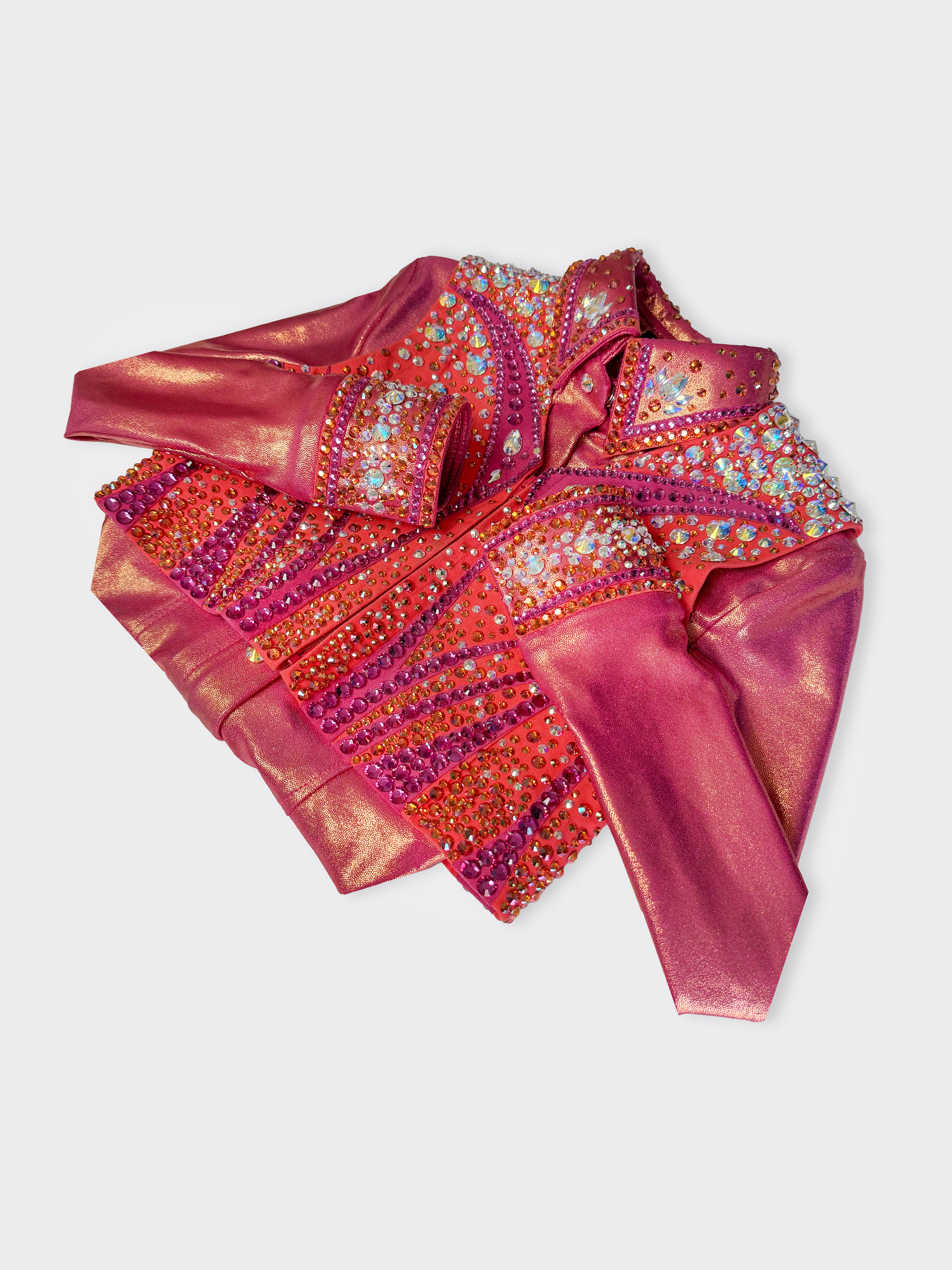 Youth Hidden Zipper Retro Shirt + Vest - Metallic Collection