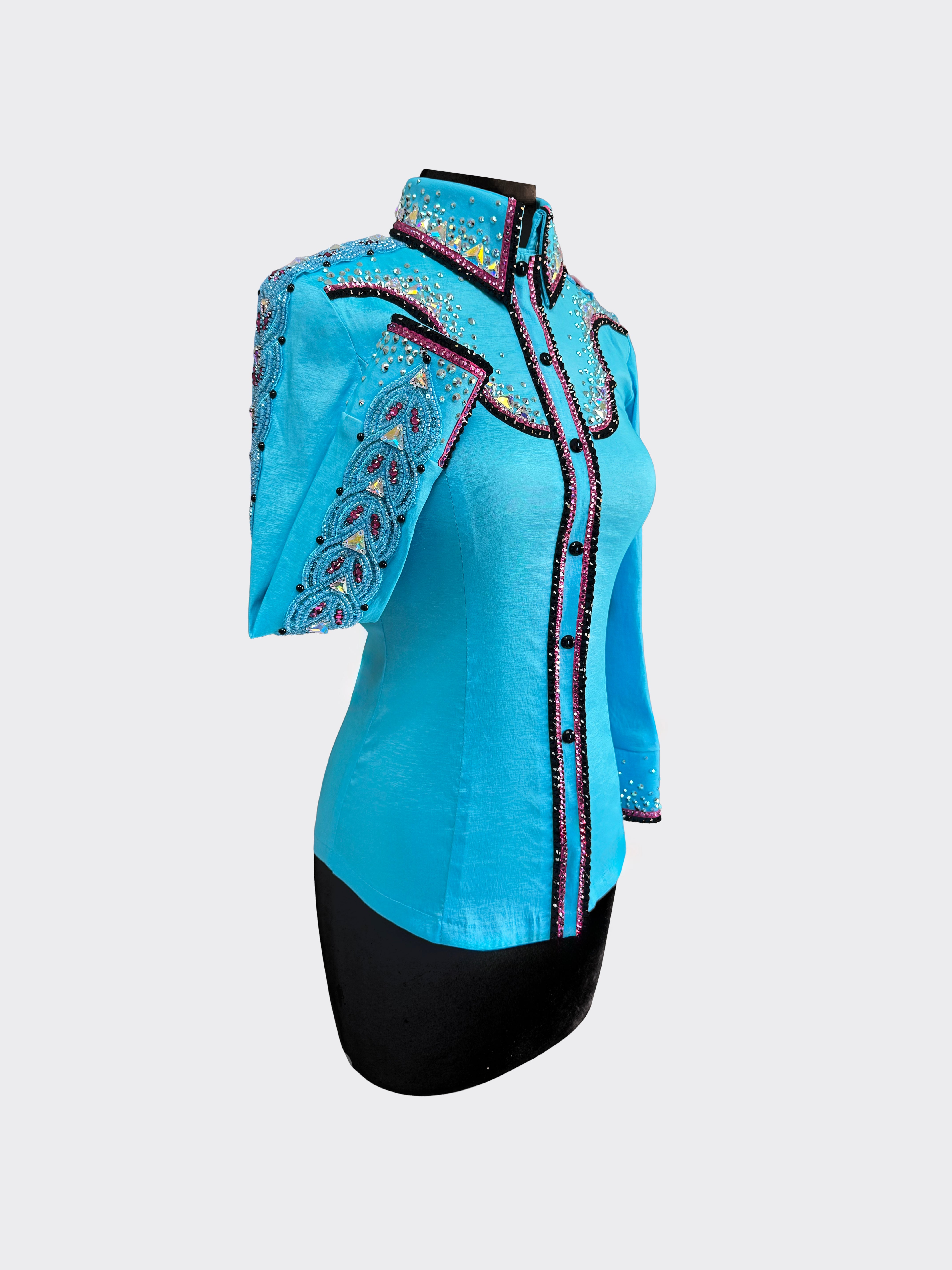 Size 2 - Hidden Zipper Retro Shirt