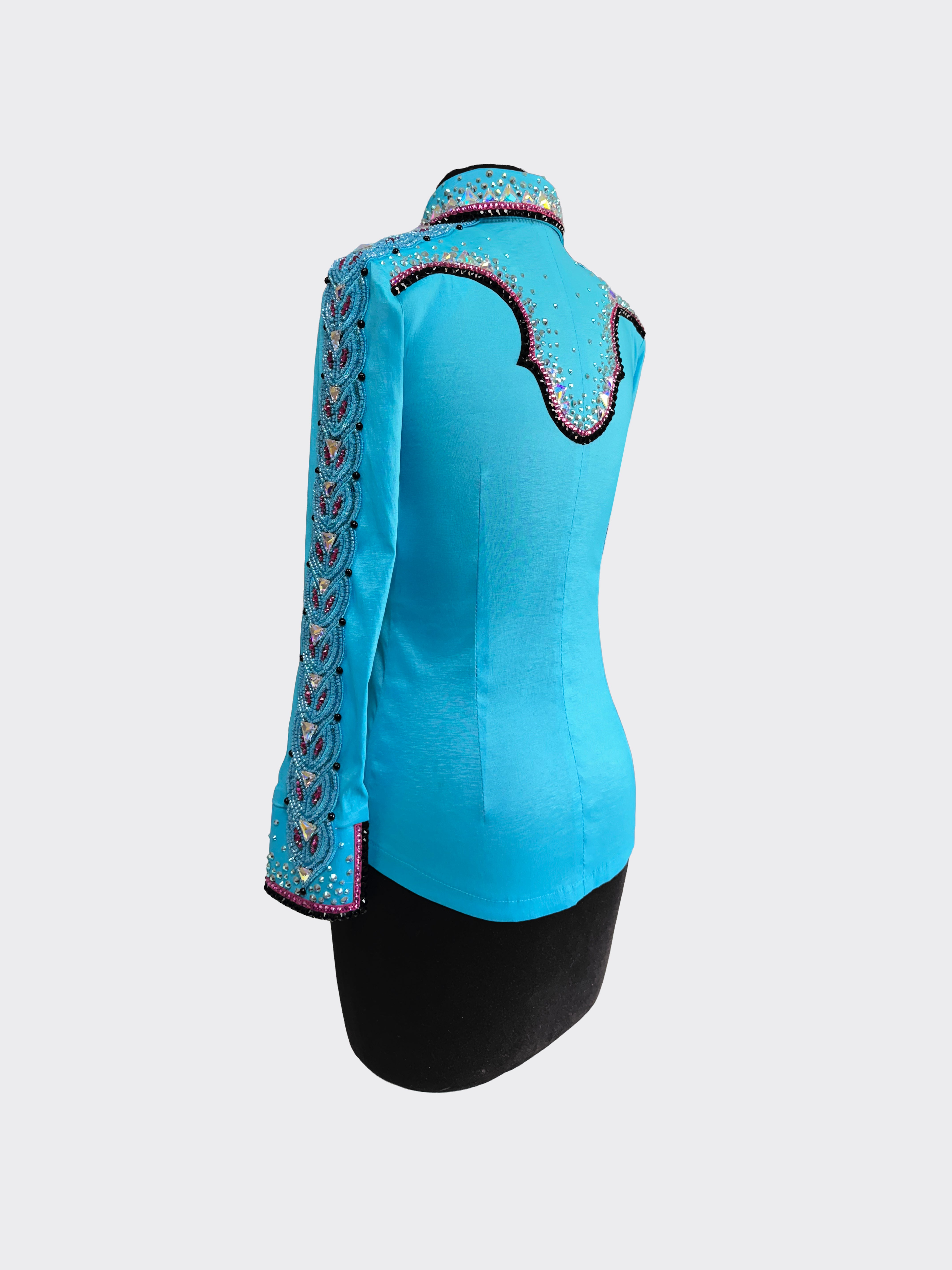 Size 2 - Hidden Zipper Retro Shirt