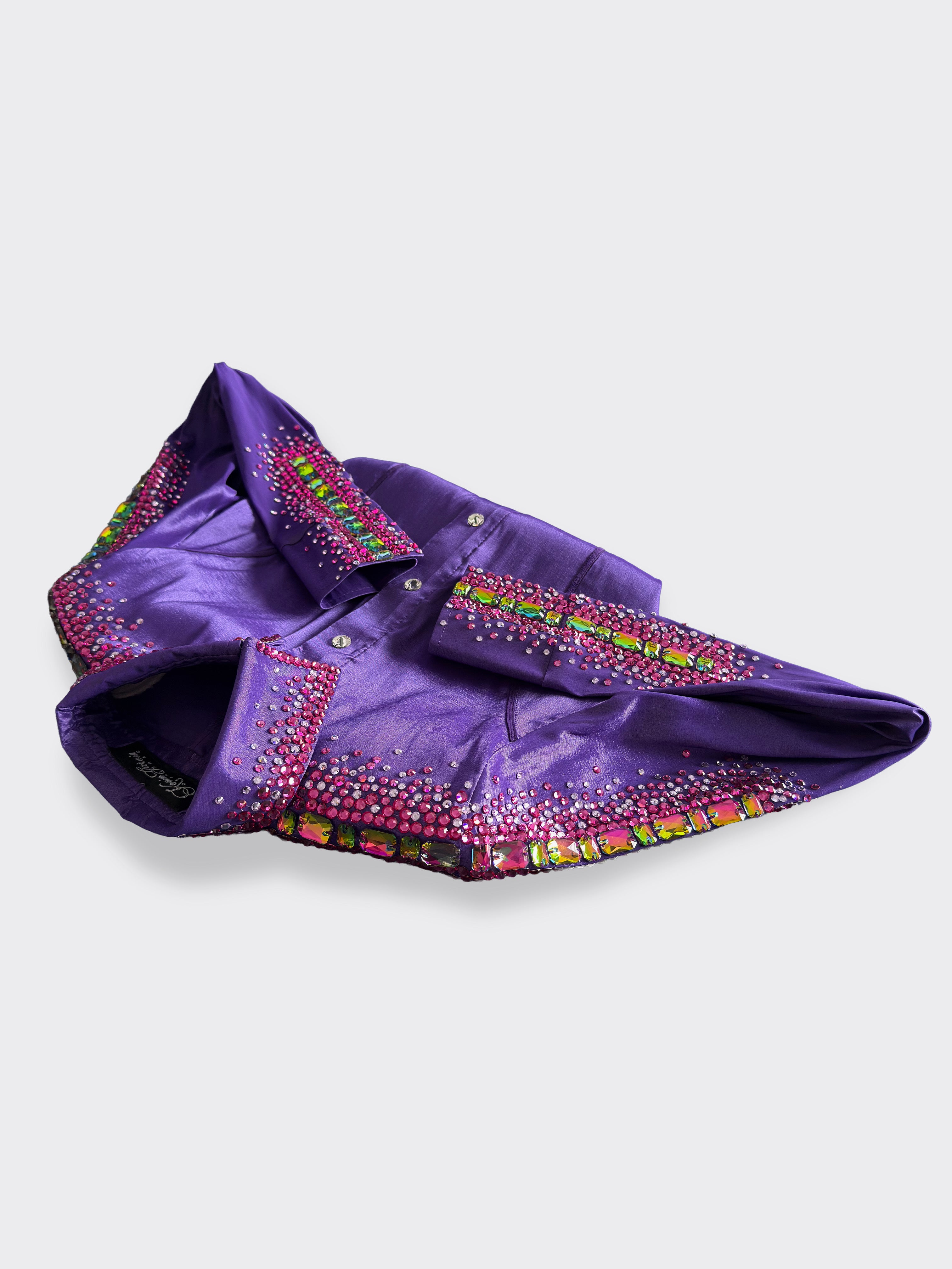 Western Shirt — Fuchsia Stardust