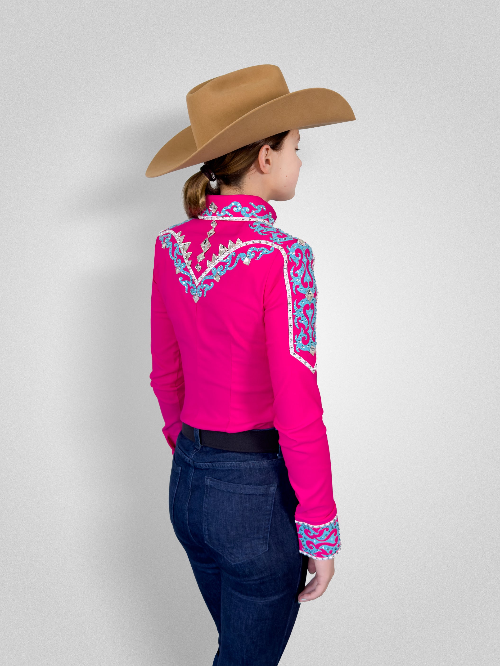 Size 4 Hidden Zipper Retro Shirt