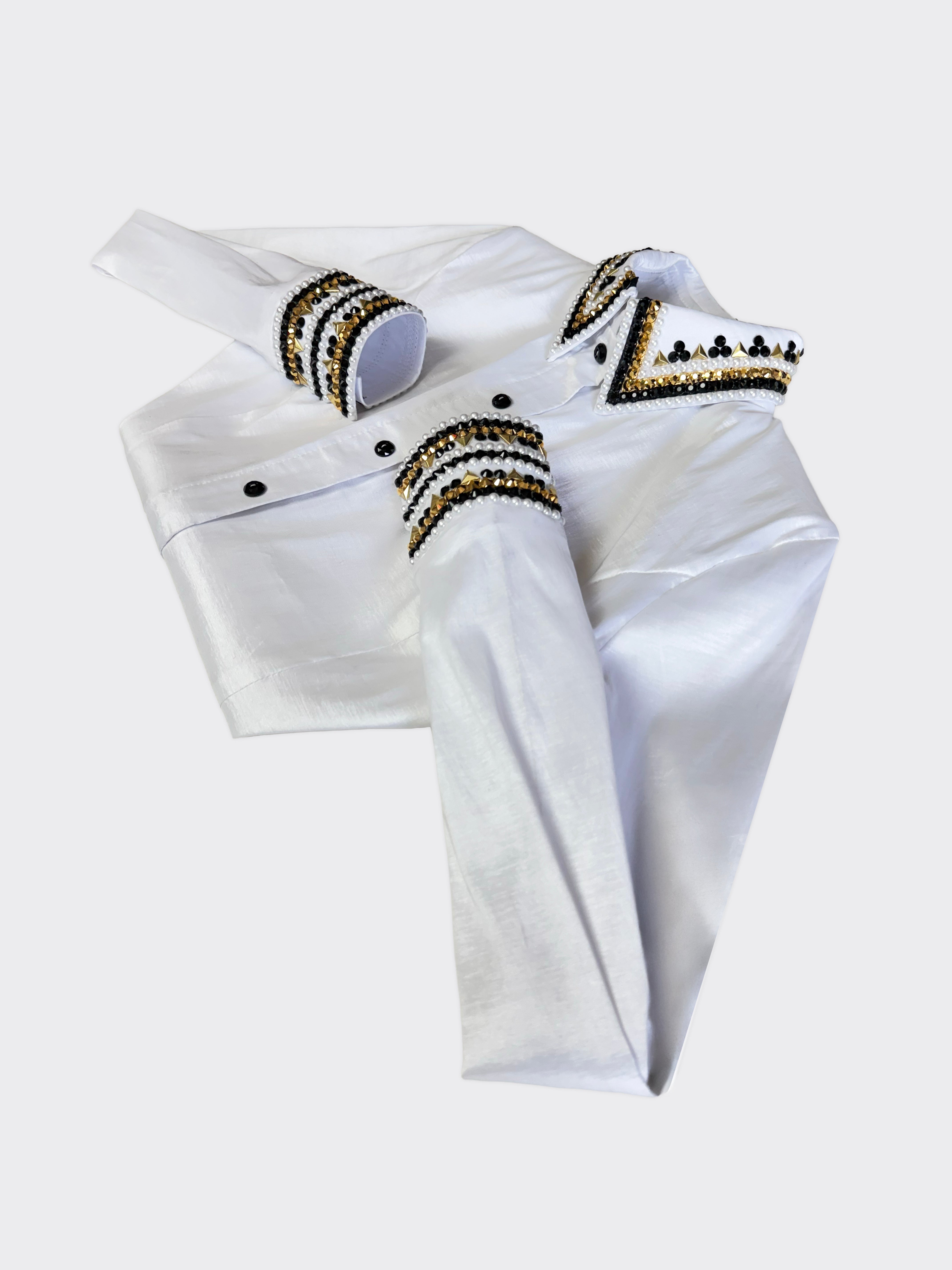 Size 4 - Hidden Zipper Retro Shirt